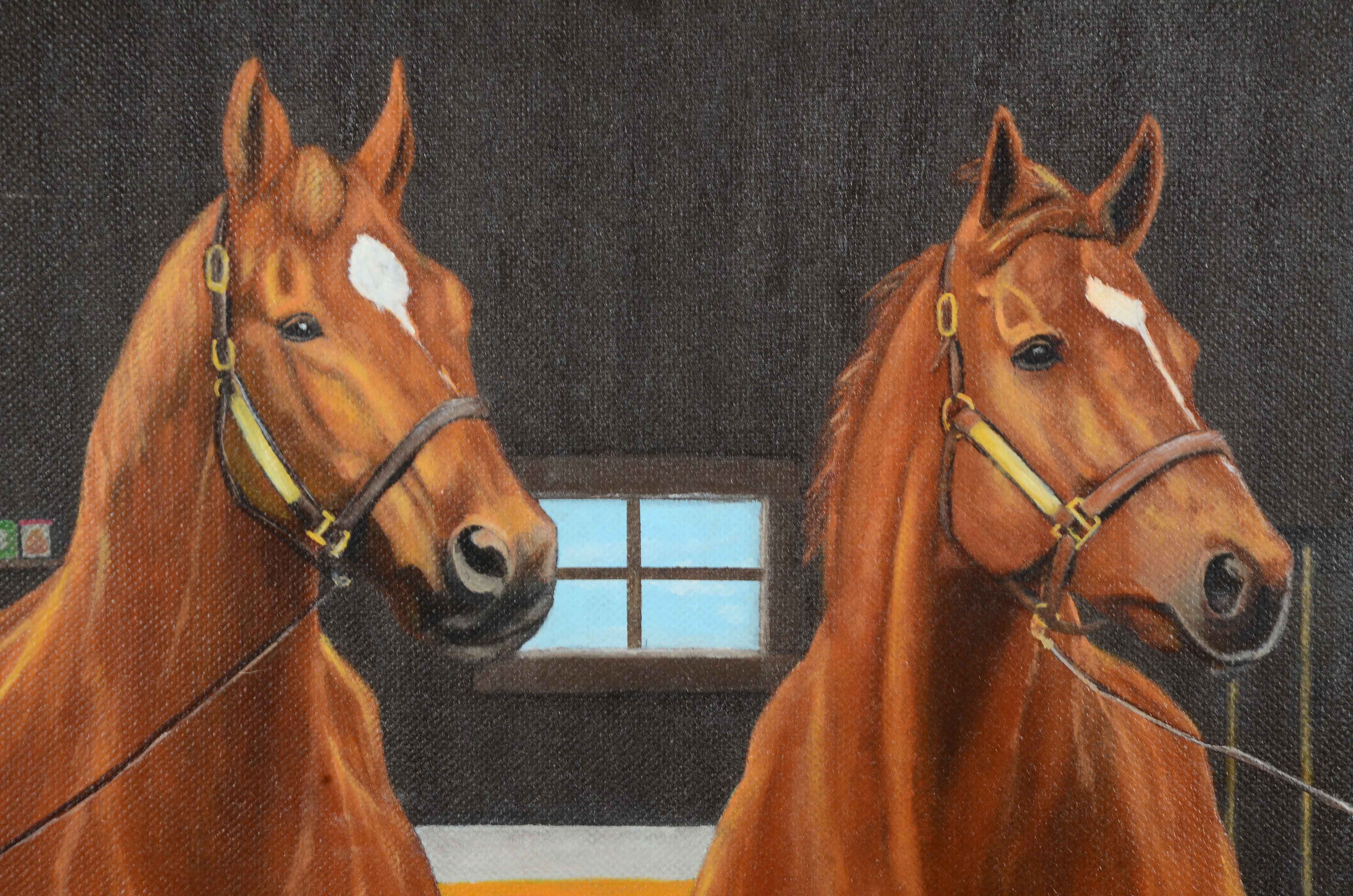 Ron Lightner Original Oil Painting on Canvas