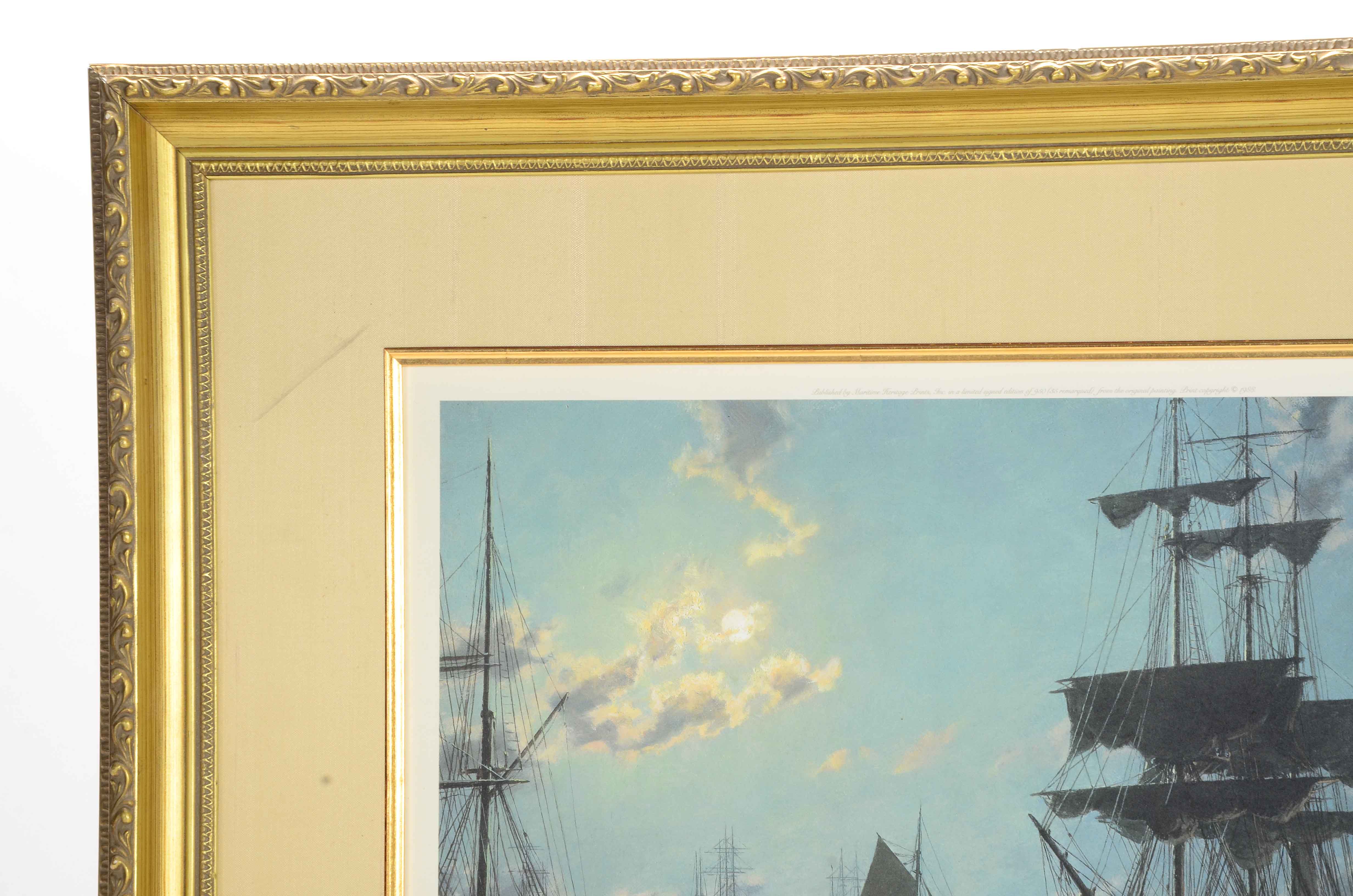 John Stobart Signed Limited Edition Offset Lithograph "Waiting for the Dawn"
