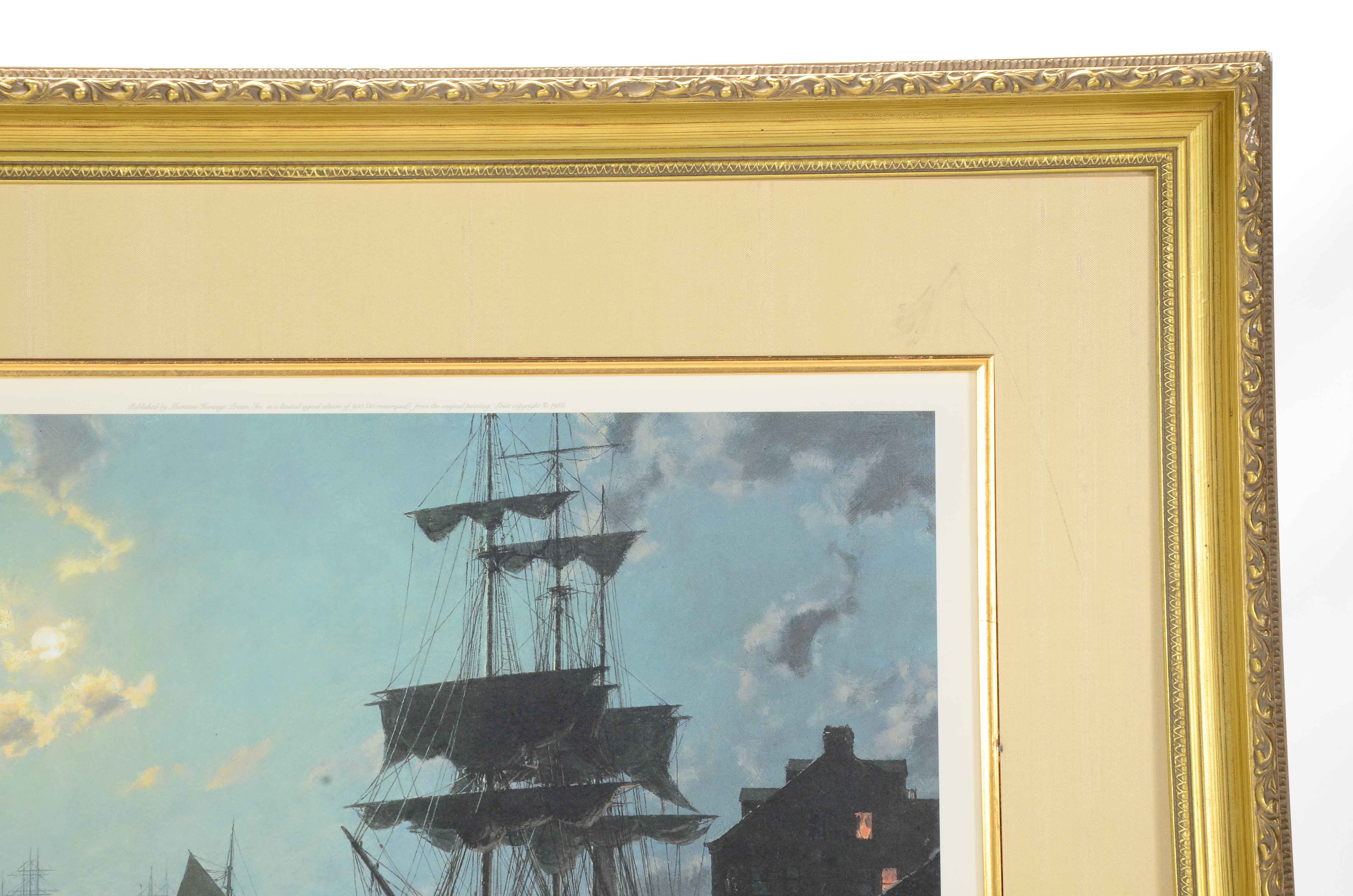 John Stobart Signed Limited Edition Offset Lithograph "Waiting for the Dawn"