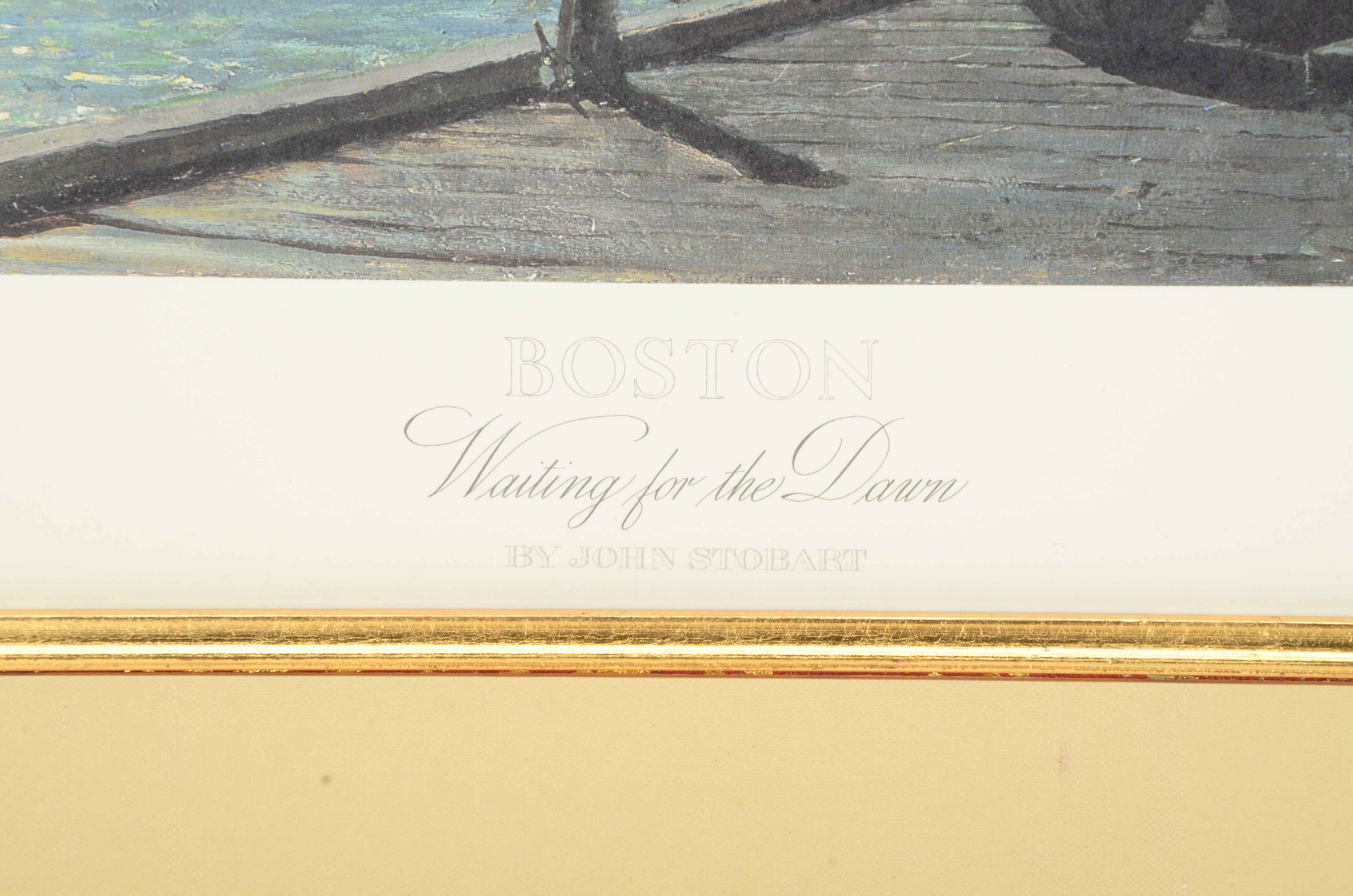 John Stobart Signed Limited Edition Offset Lithograph "Waiting for the Dawn"