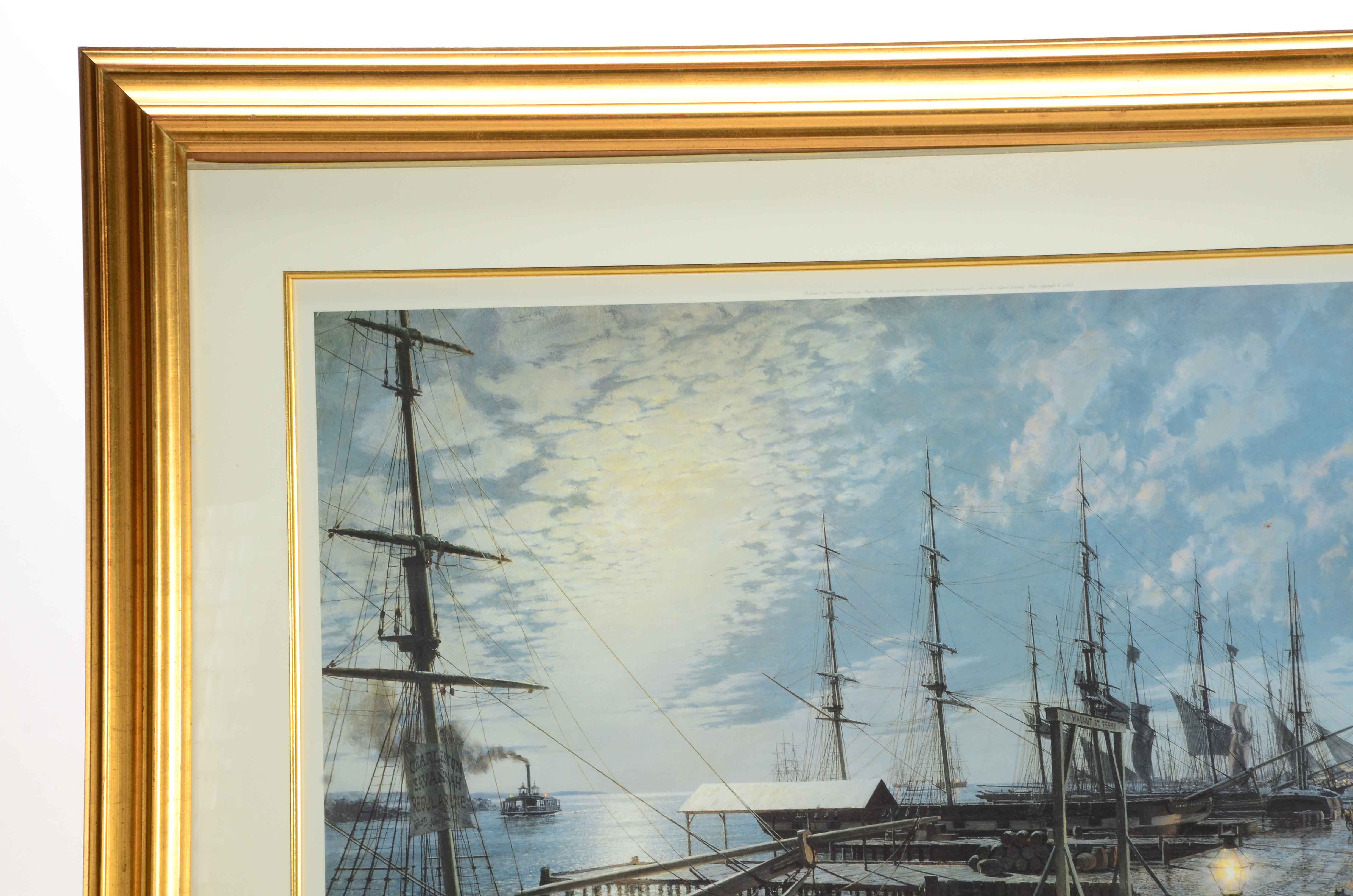 John Stobart Signed Limited Edition Offset Lithograph "Philadelphia"