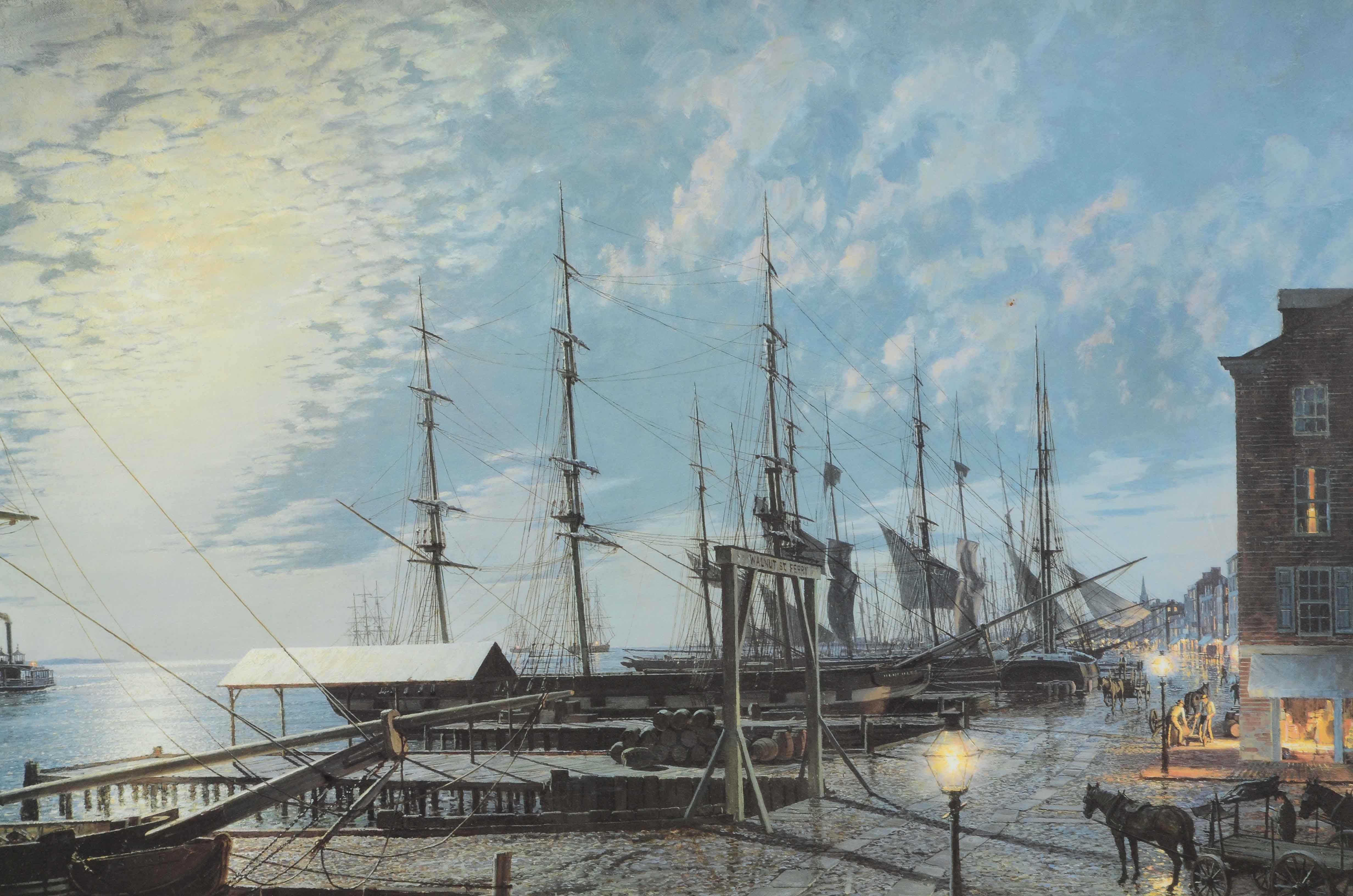 John Stobart Signed Limited Edition Offset Lithograph "Philadelphia"