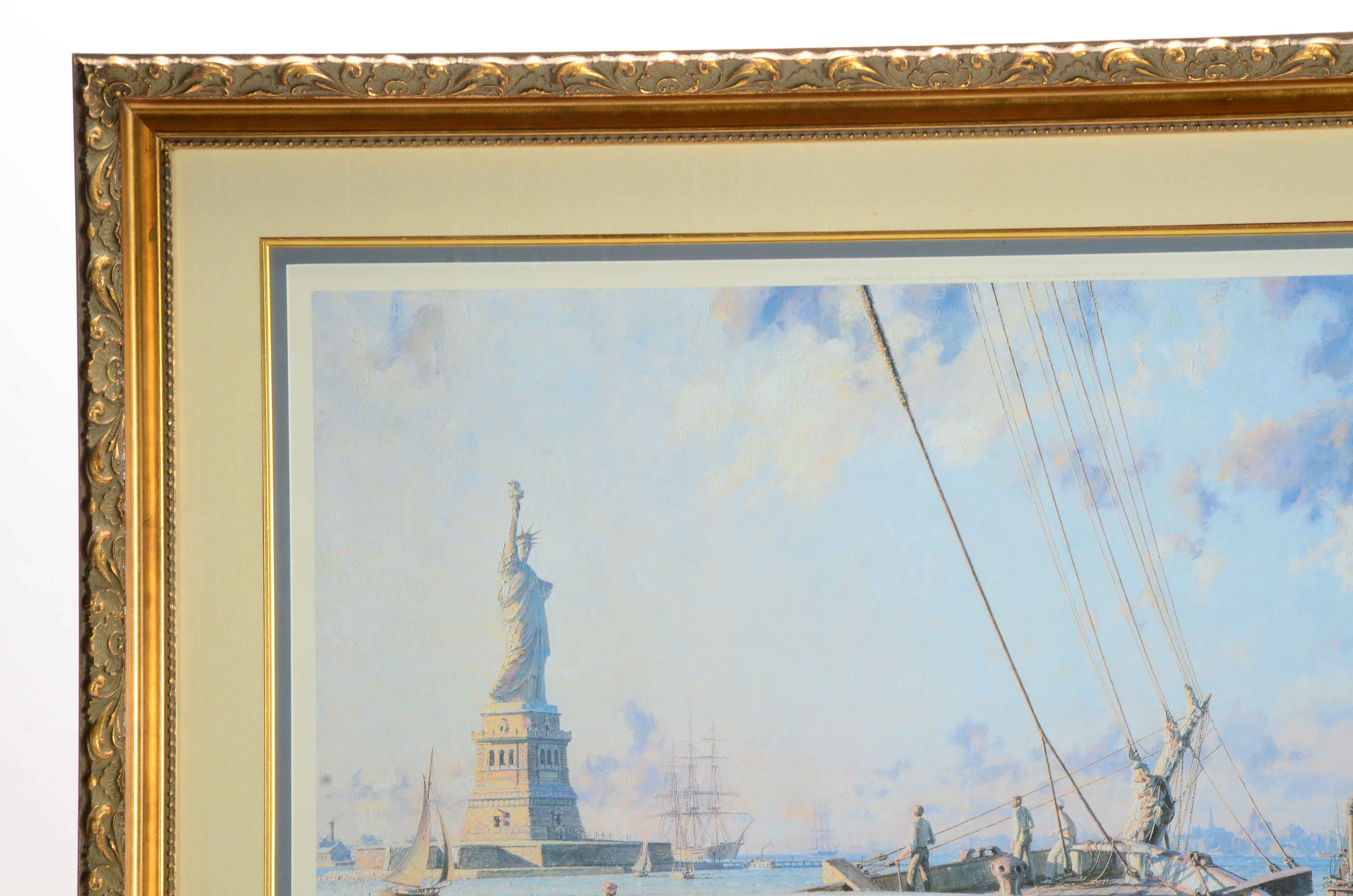 John Stobart Signed Limited Edition Offset Lithograph of New York