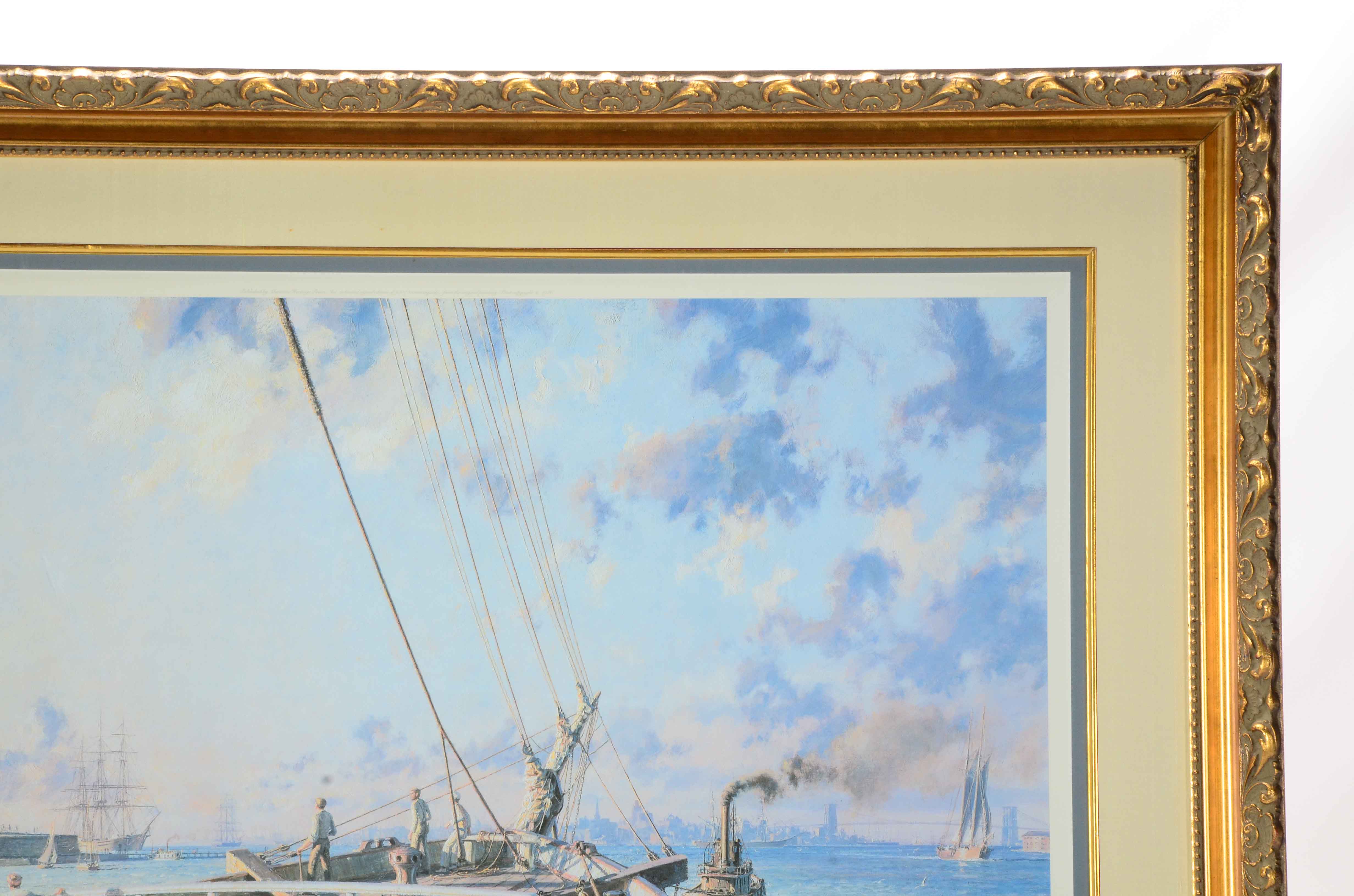 John Stobart Signed Limited Edition Offset Lithograph of New York
