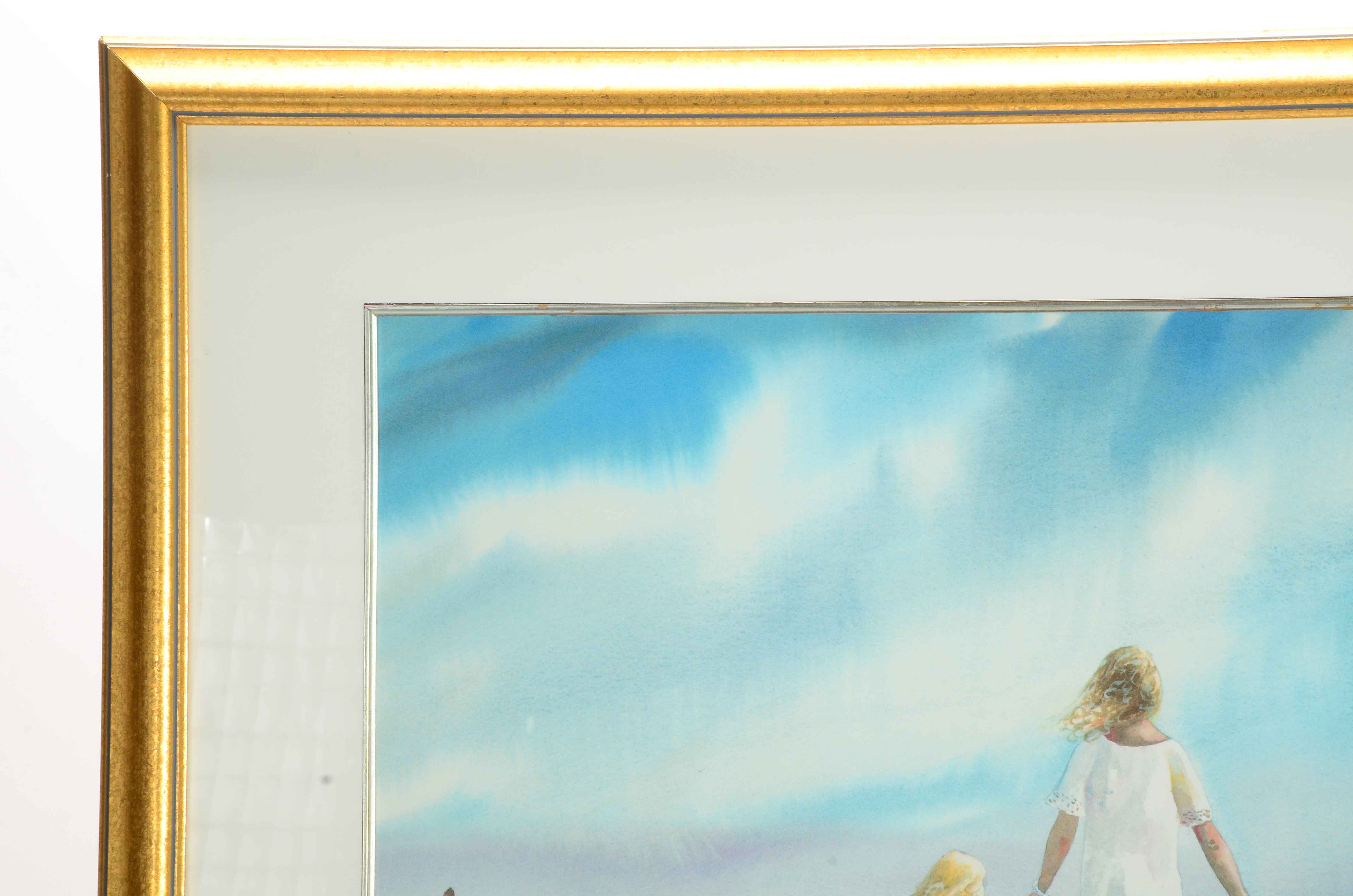 Nina Fritz Signed Limited Edition Artist's Proof Giclee "Seaside Stroll"