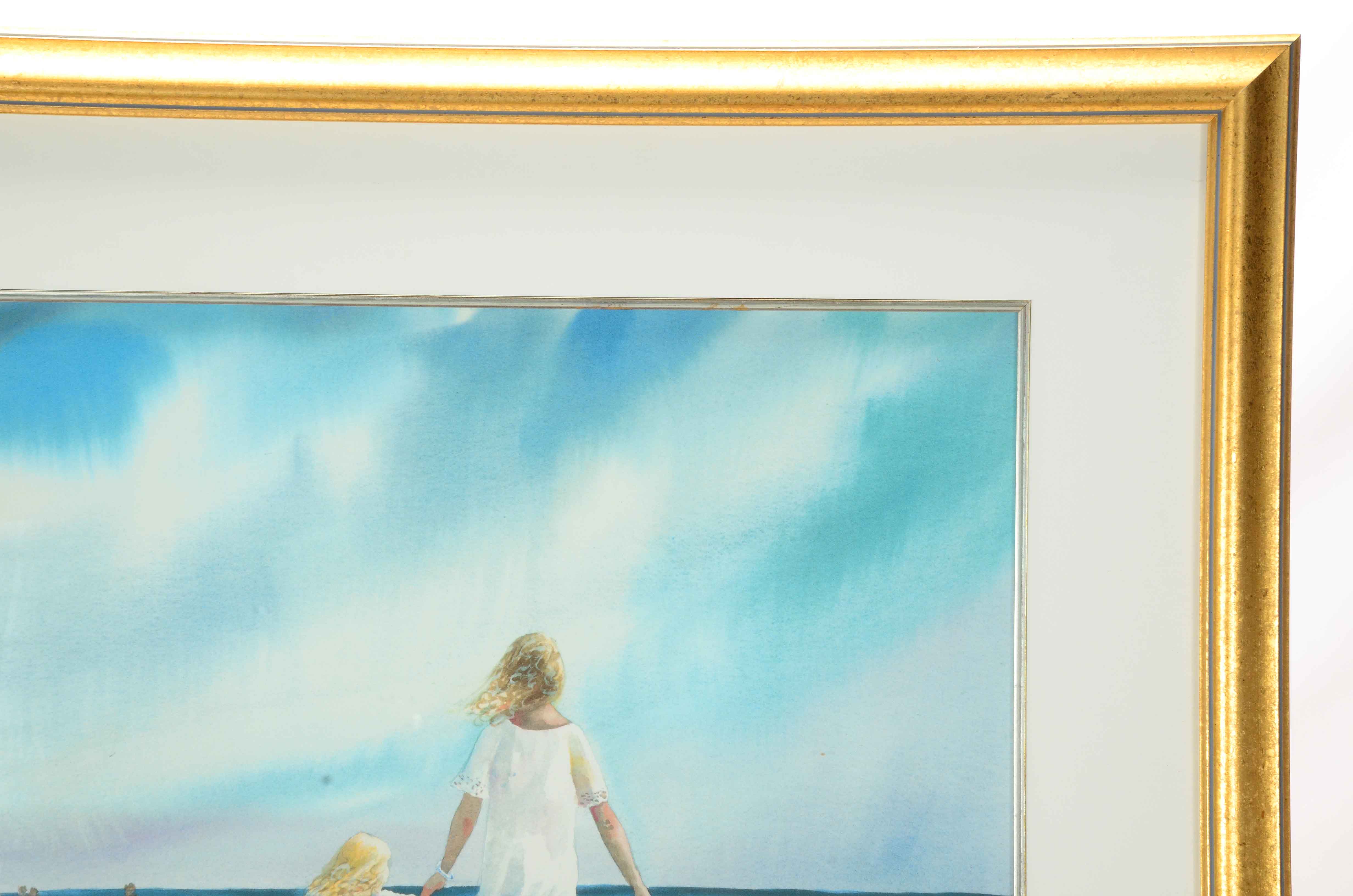 Nina Fritz Signed Limited Edition Artist's Proof Giclee "Seaside Stroll"