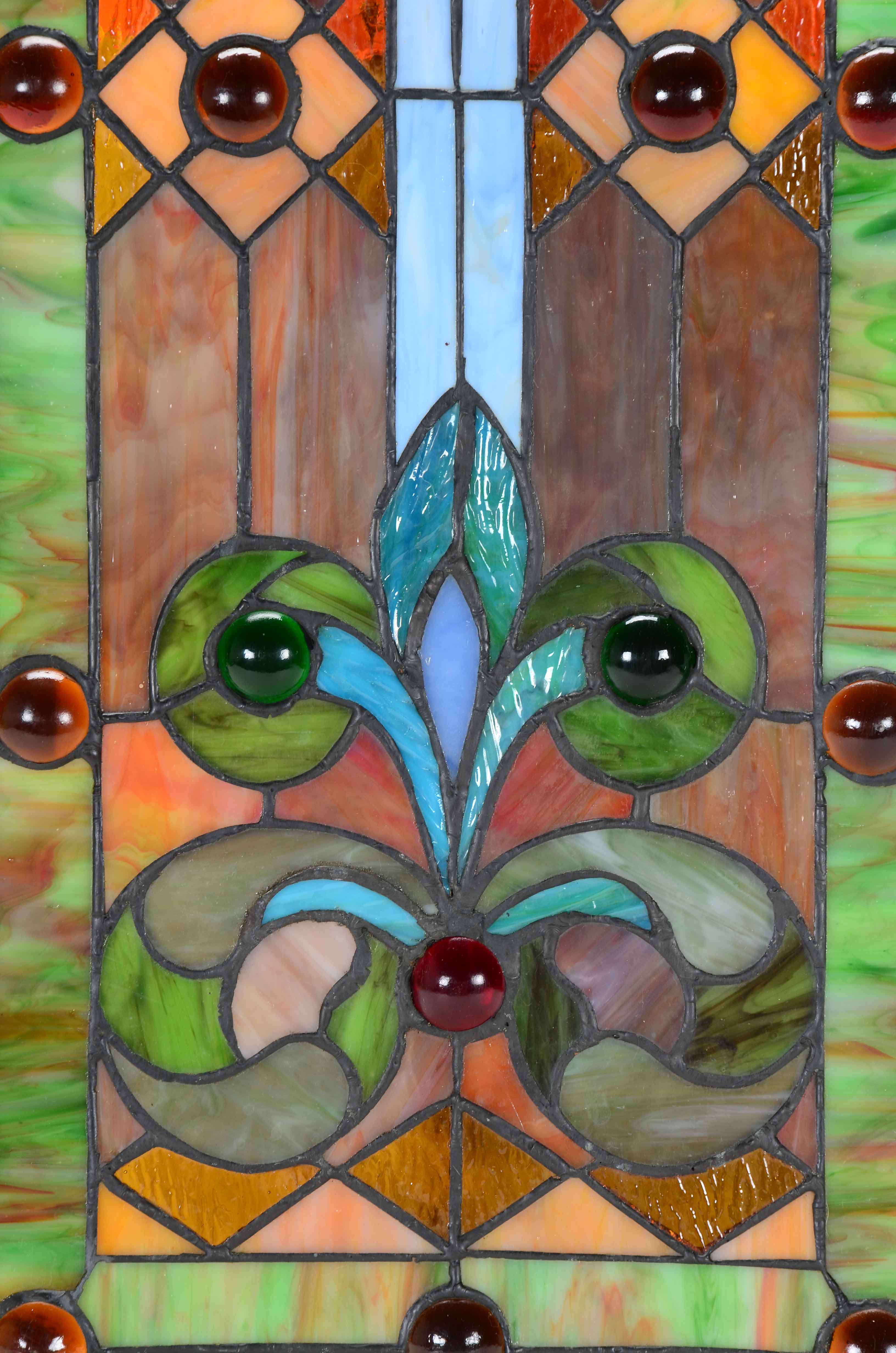 Stained Glass Hanging Window Panel