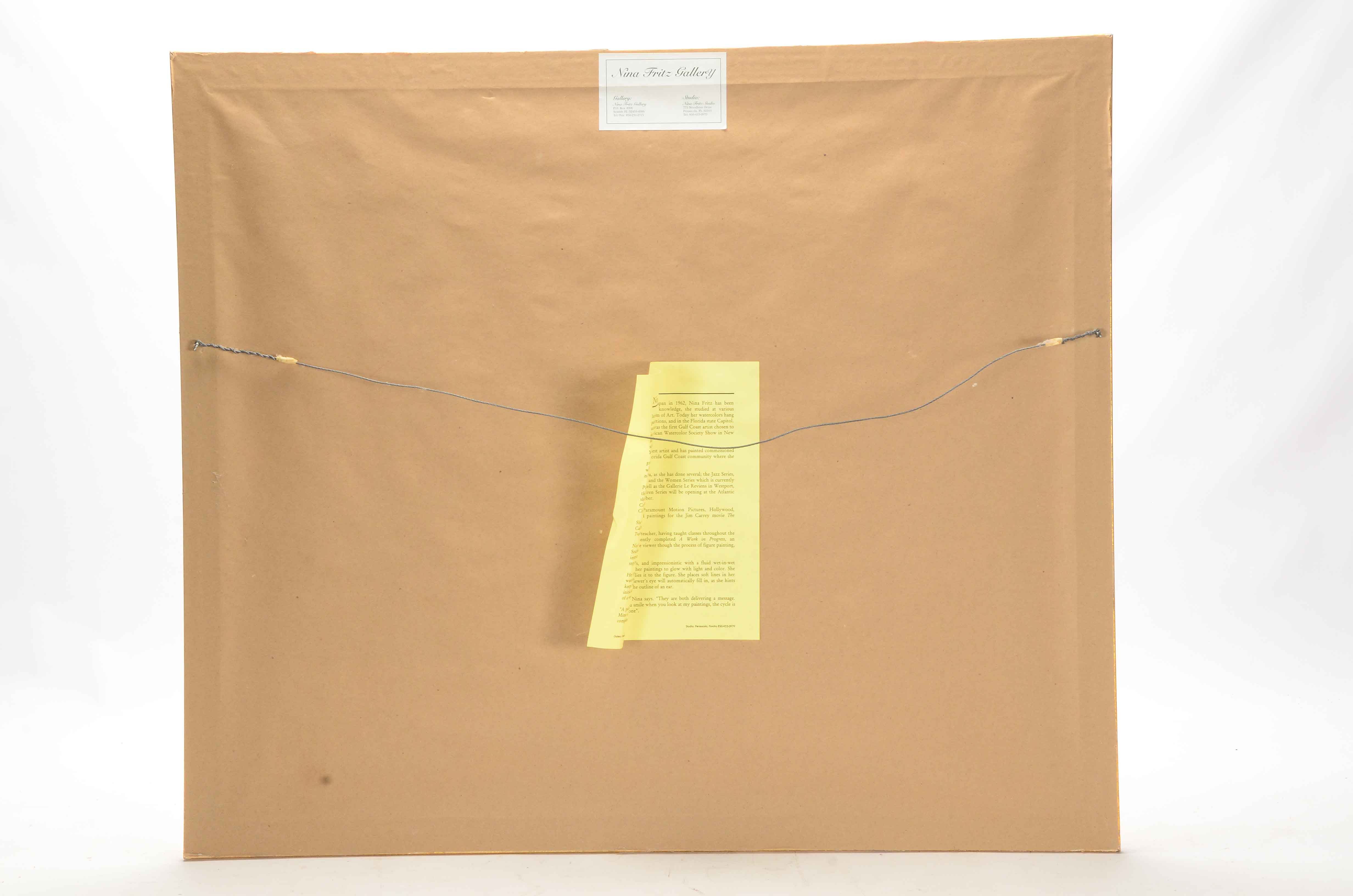 Nina Fritz Signed Limited Edition Artist's Proof Giclee "Seaside Stroll"