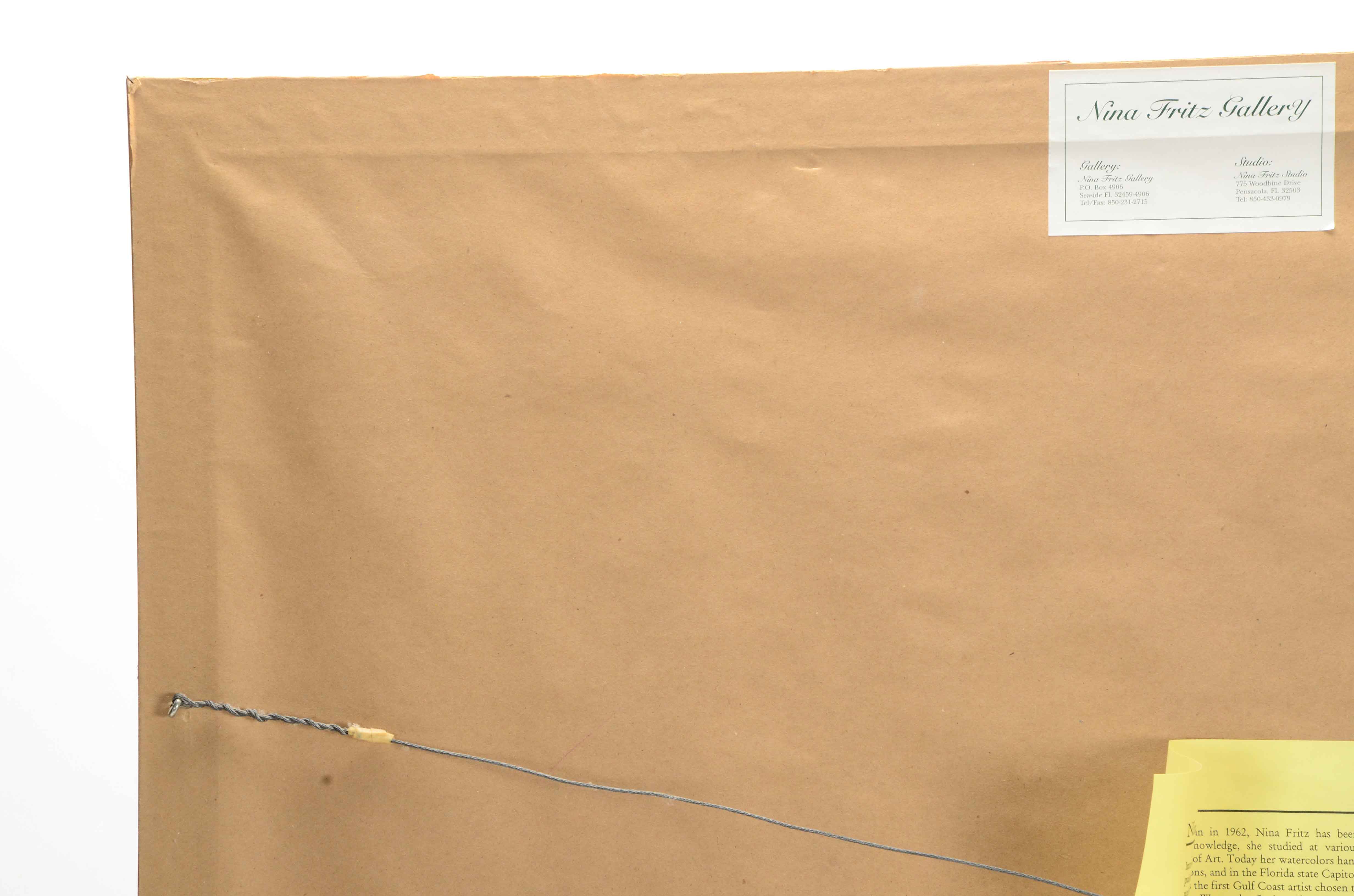 Nina Fritz Signed Limited Edition Artist's Proof Giclee "Seaside Stroll"