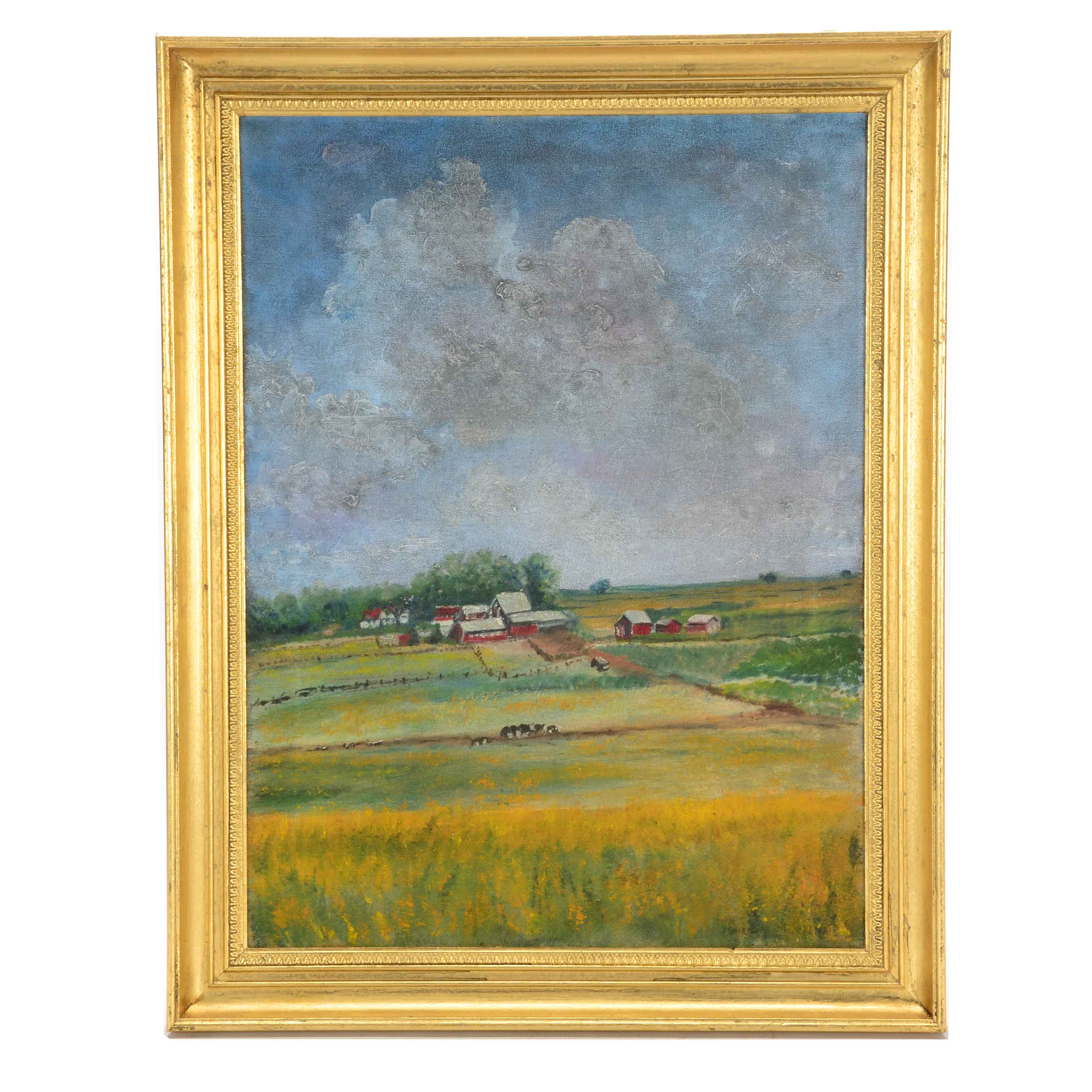 Mark A. Murphy Signed Vintage Oil Painting on Canvas