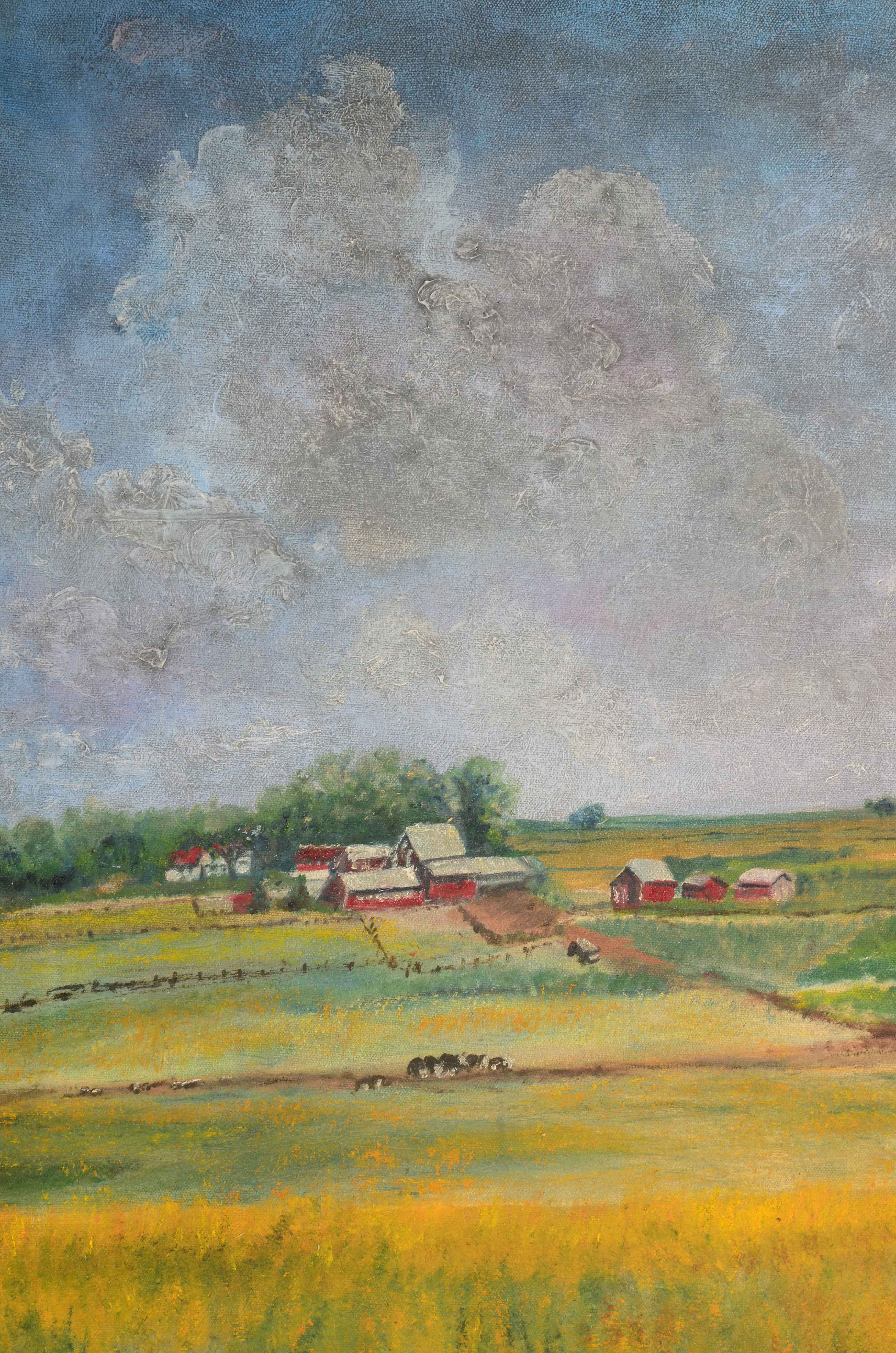 Mark A. Murphy Signed Vintage Oil Painting on Canvas