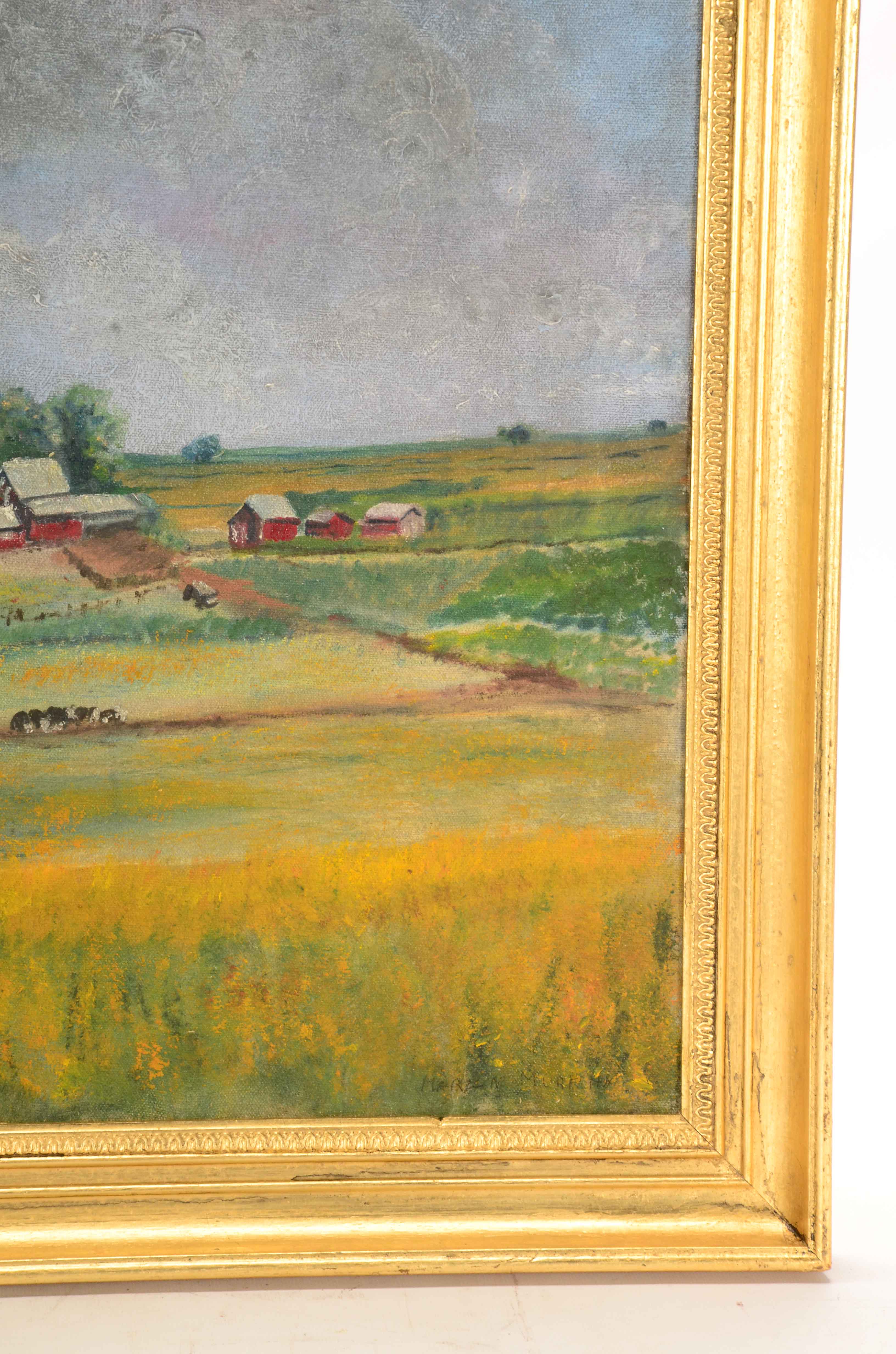 Mark A. Murphy Signed Vintage Oil Painting on Canvas