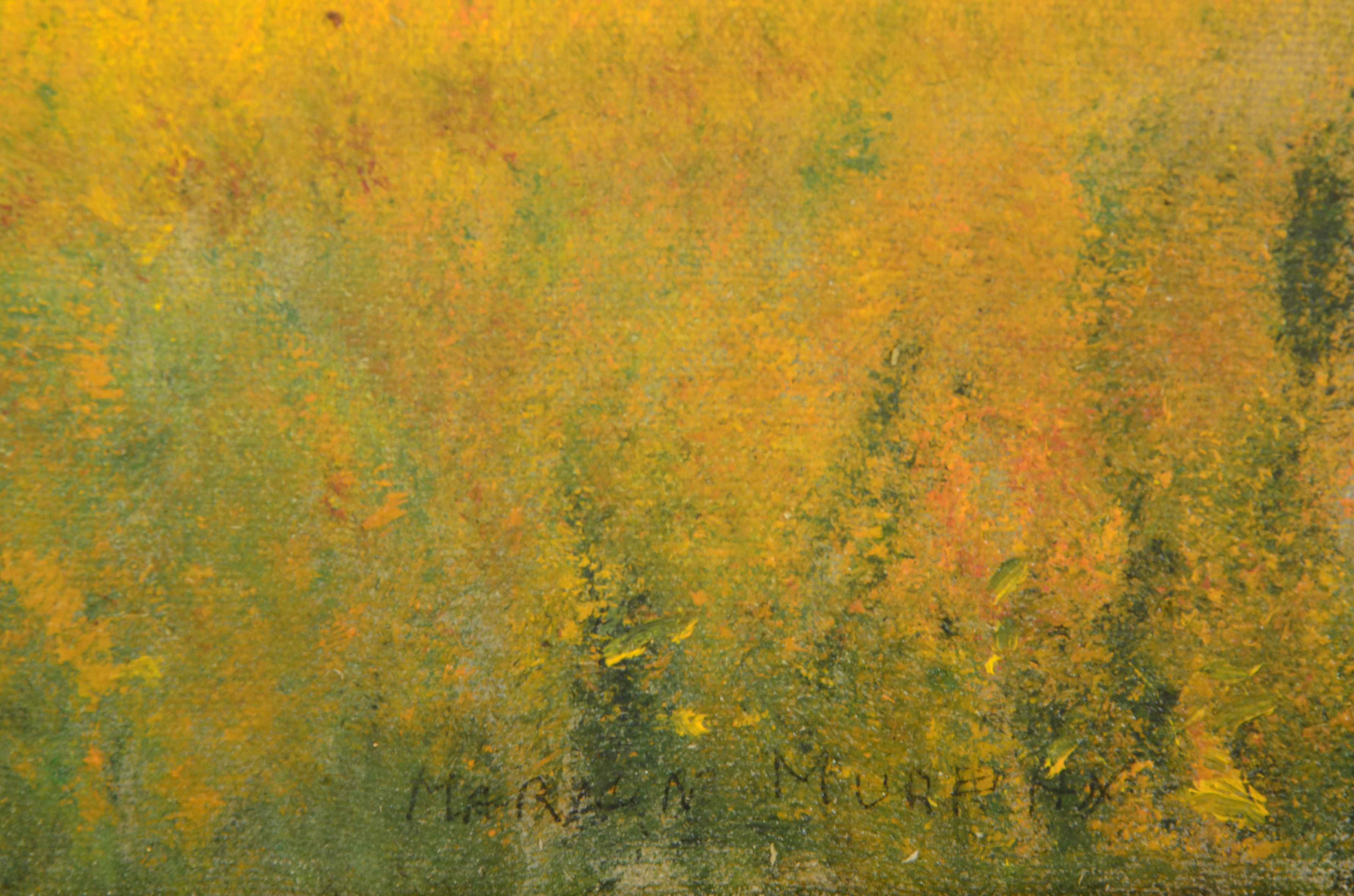 Mark A. Murphy Signed Vintage Oil Painting on Canvas