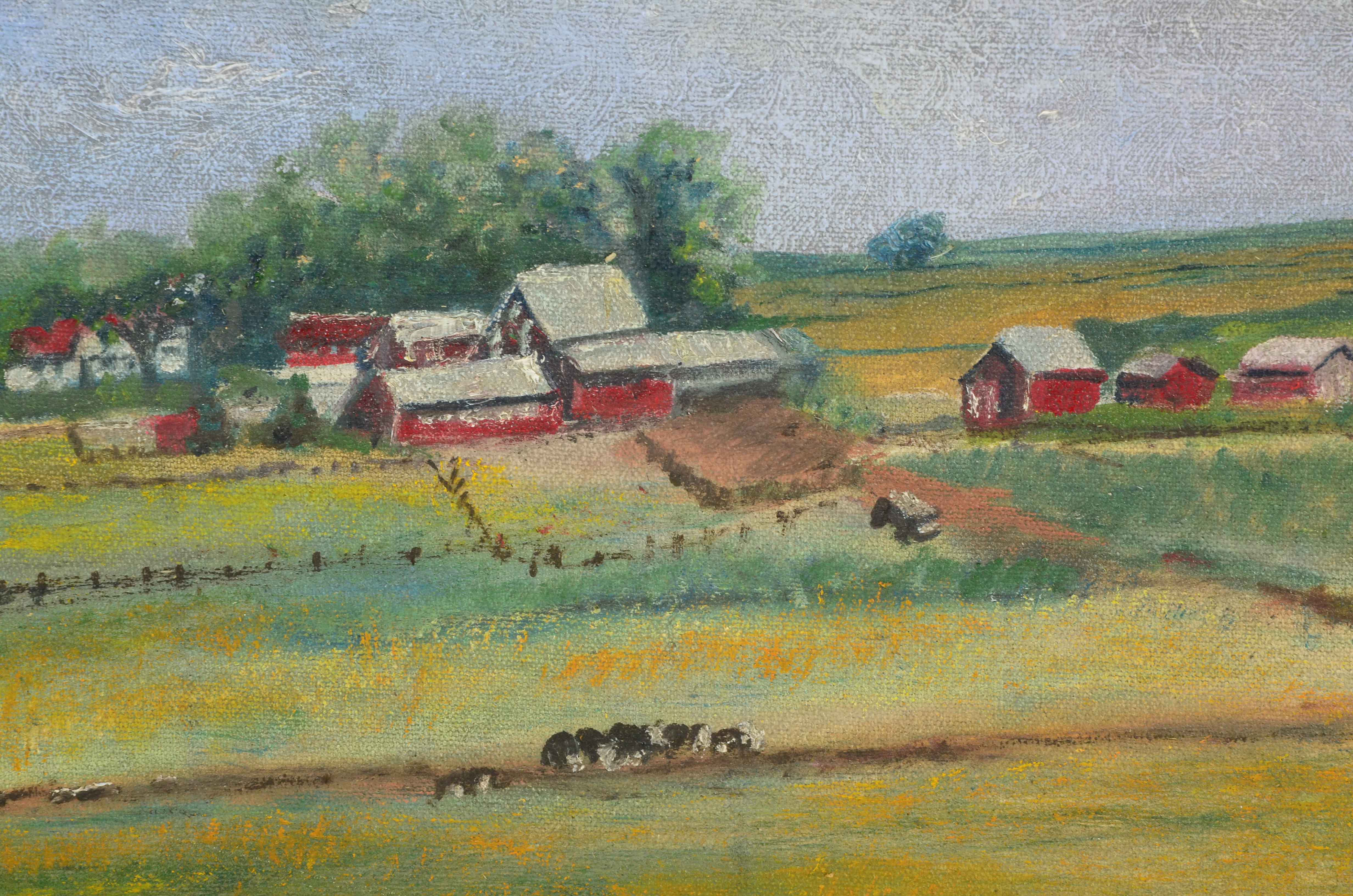 Mark A. Murphy Signed Vintage Oil Painting on Canvas