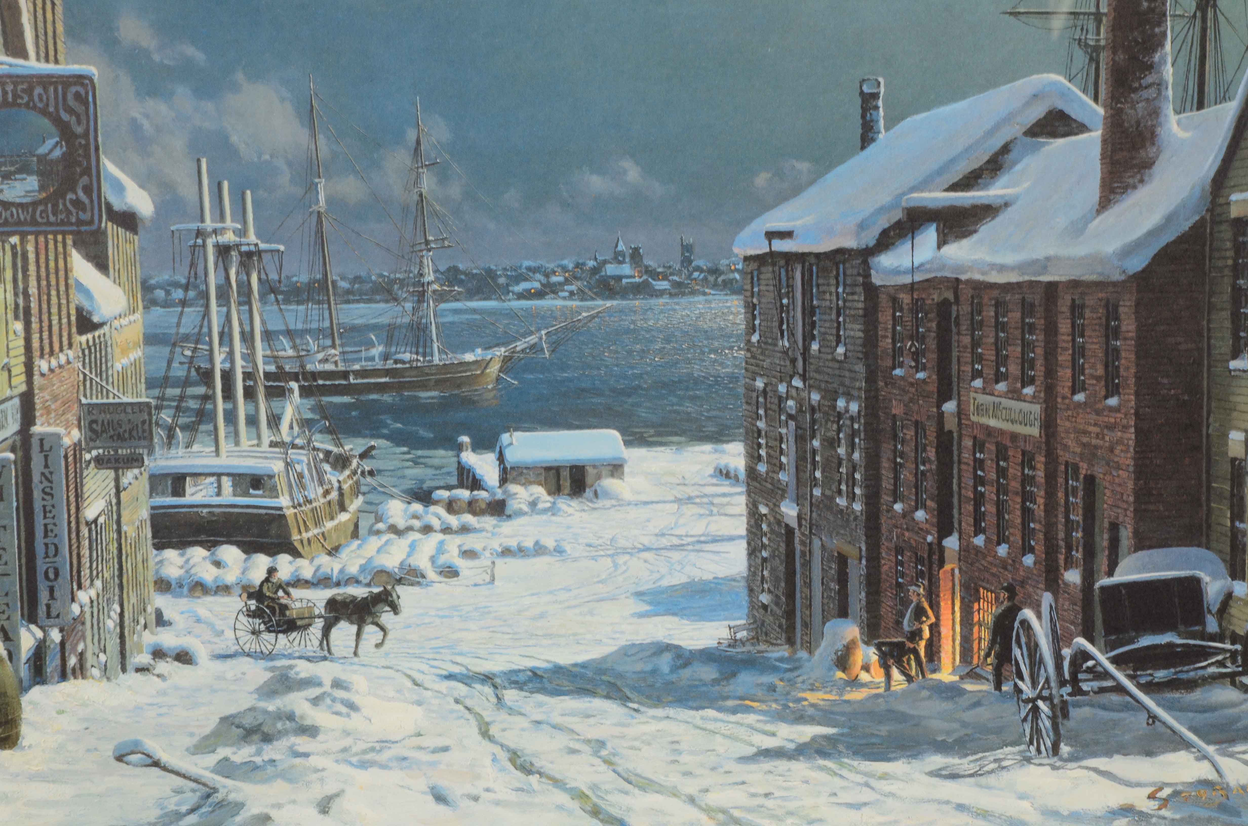 John Stobart Limited Edition Offset Lithograph "The View Across to Fairhaven"