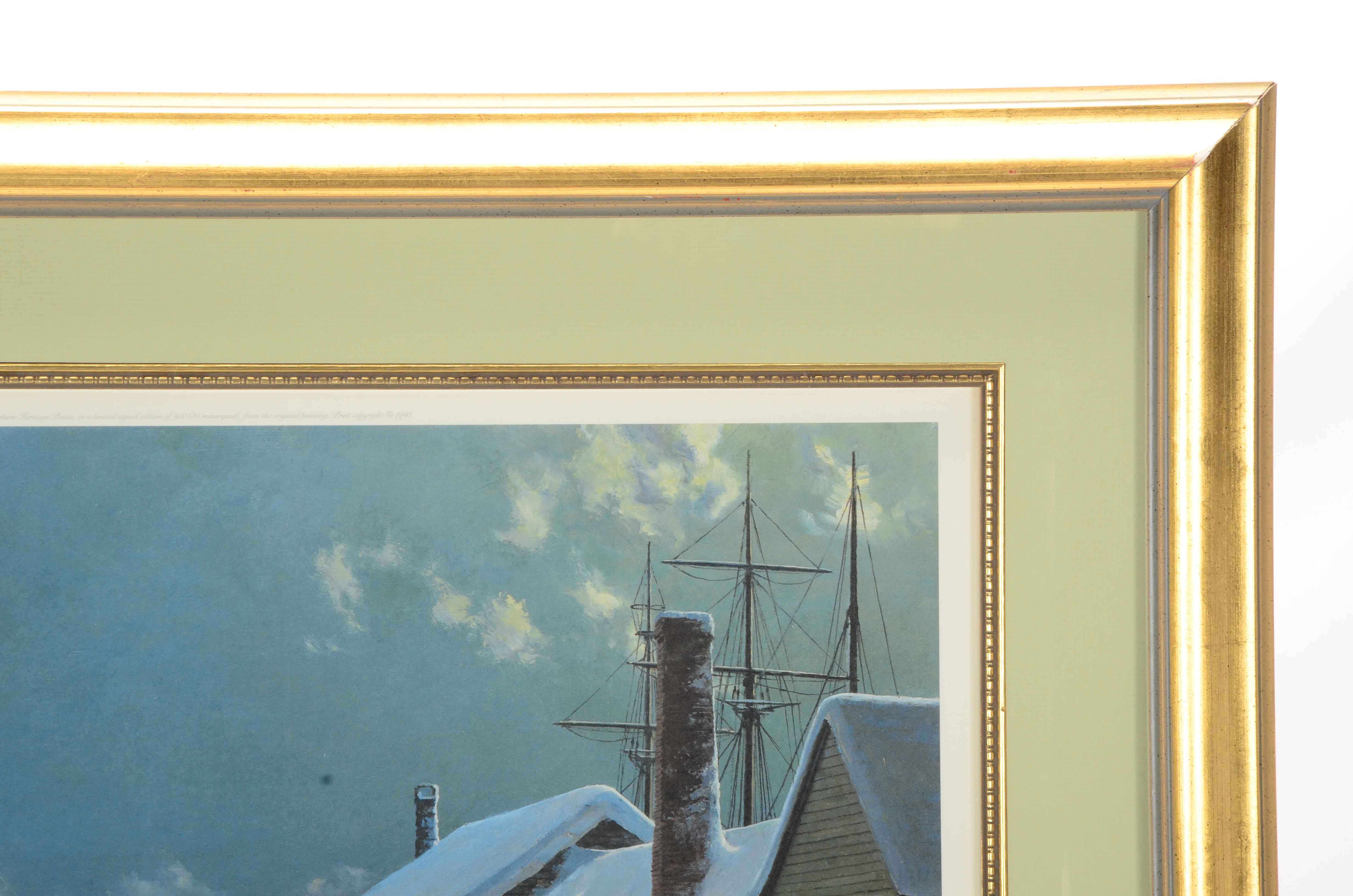 John Stobart Limited Edition Offset Lithograph "The View Across to Fairhaven"