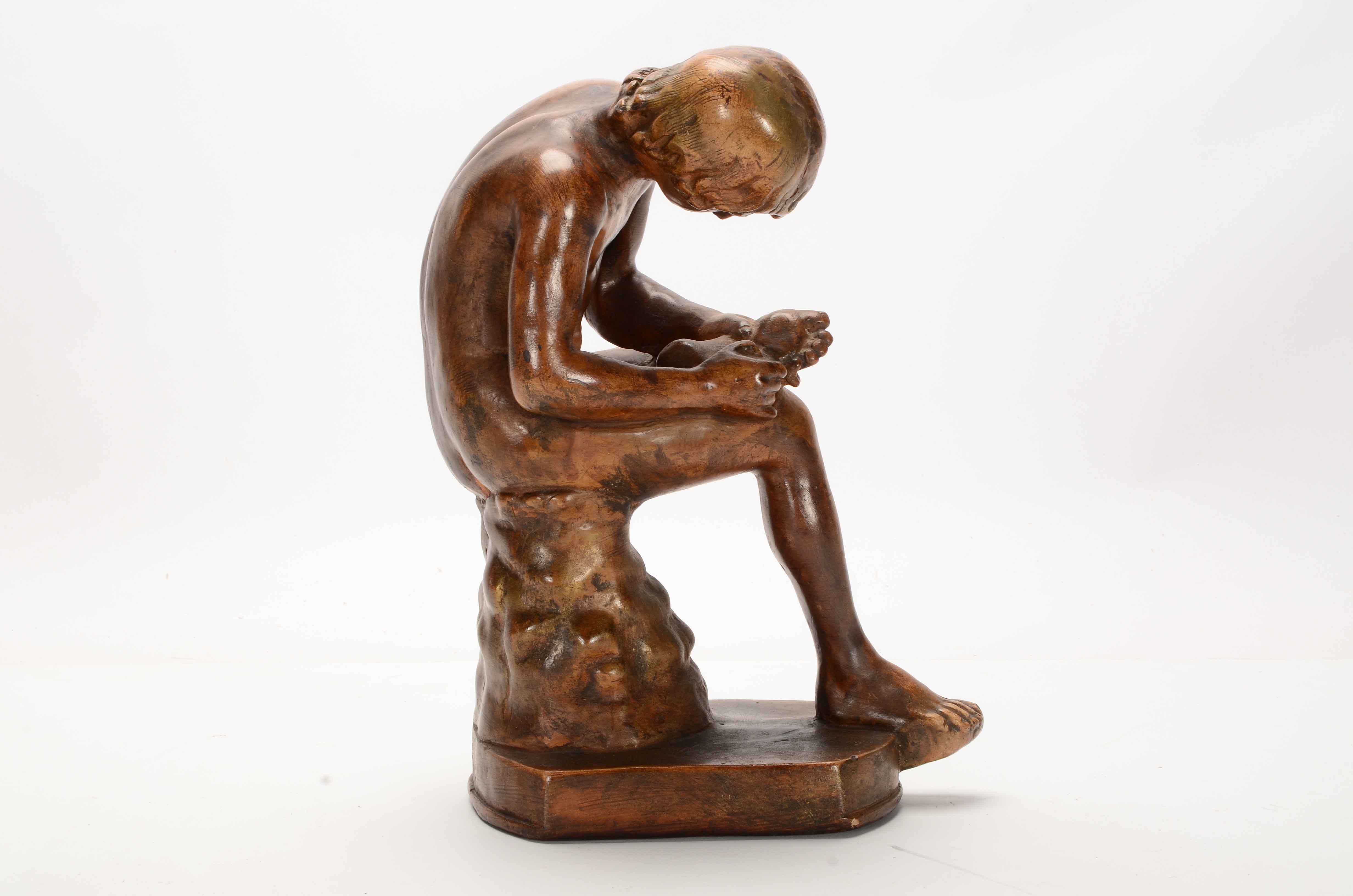 Reproduction Sculpture of "Boy With Thorn"