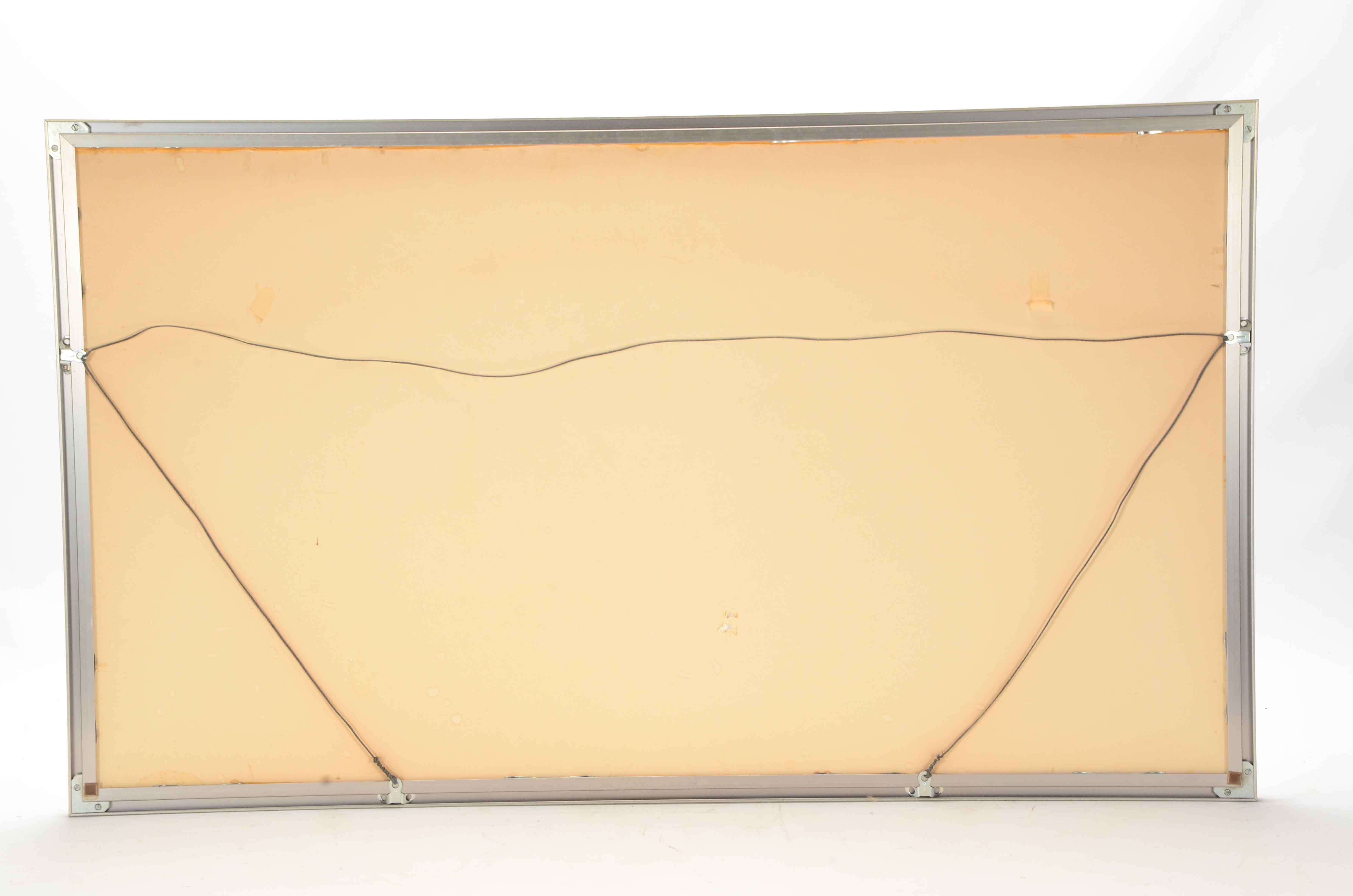 L. Bader Signed Relief Print of Ostriches