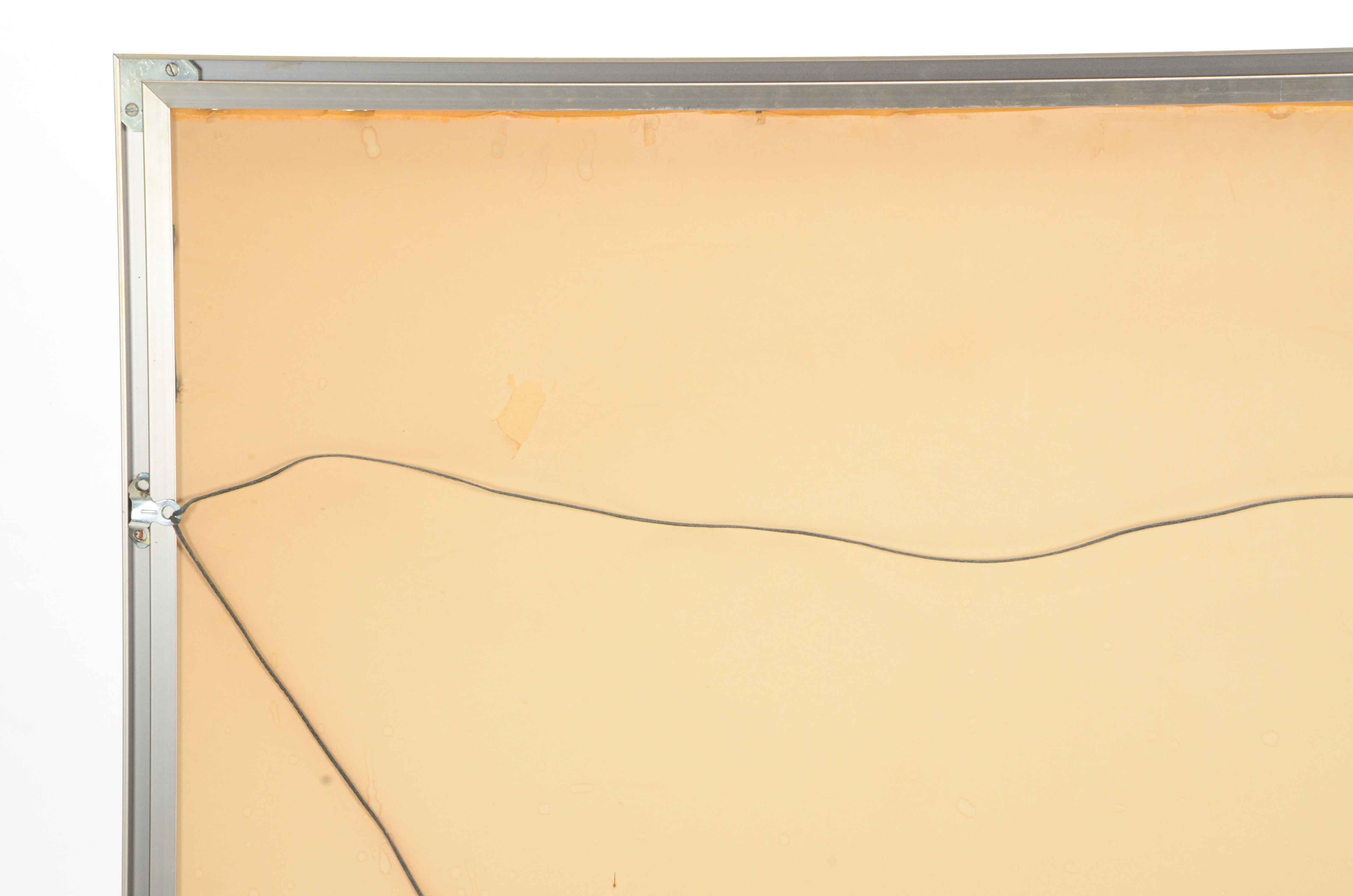 L. Bader Signed Relief Print of Ostriches