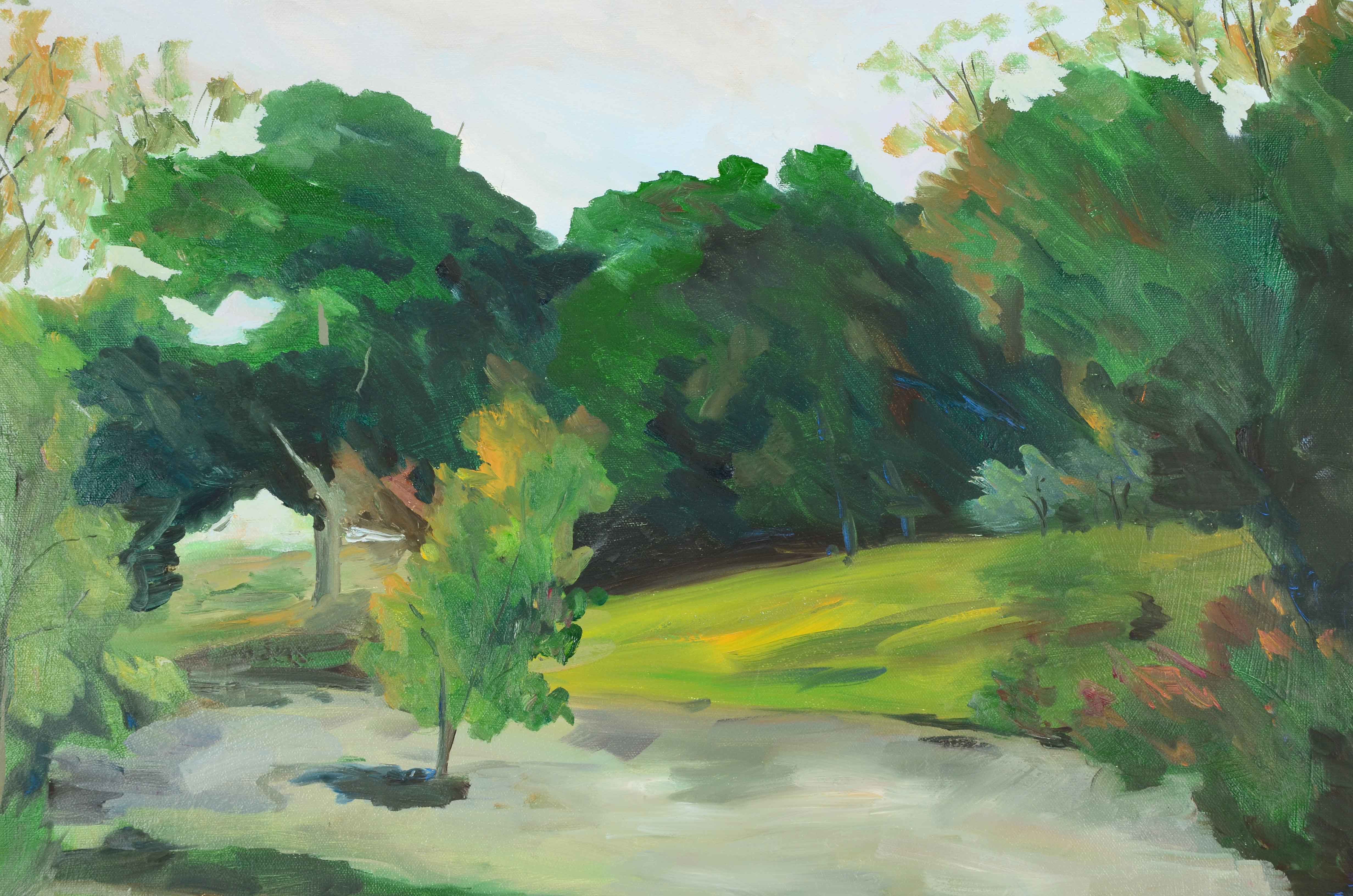 Original Oil Painting of a Landscape after William Wendt