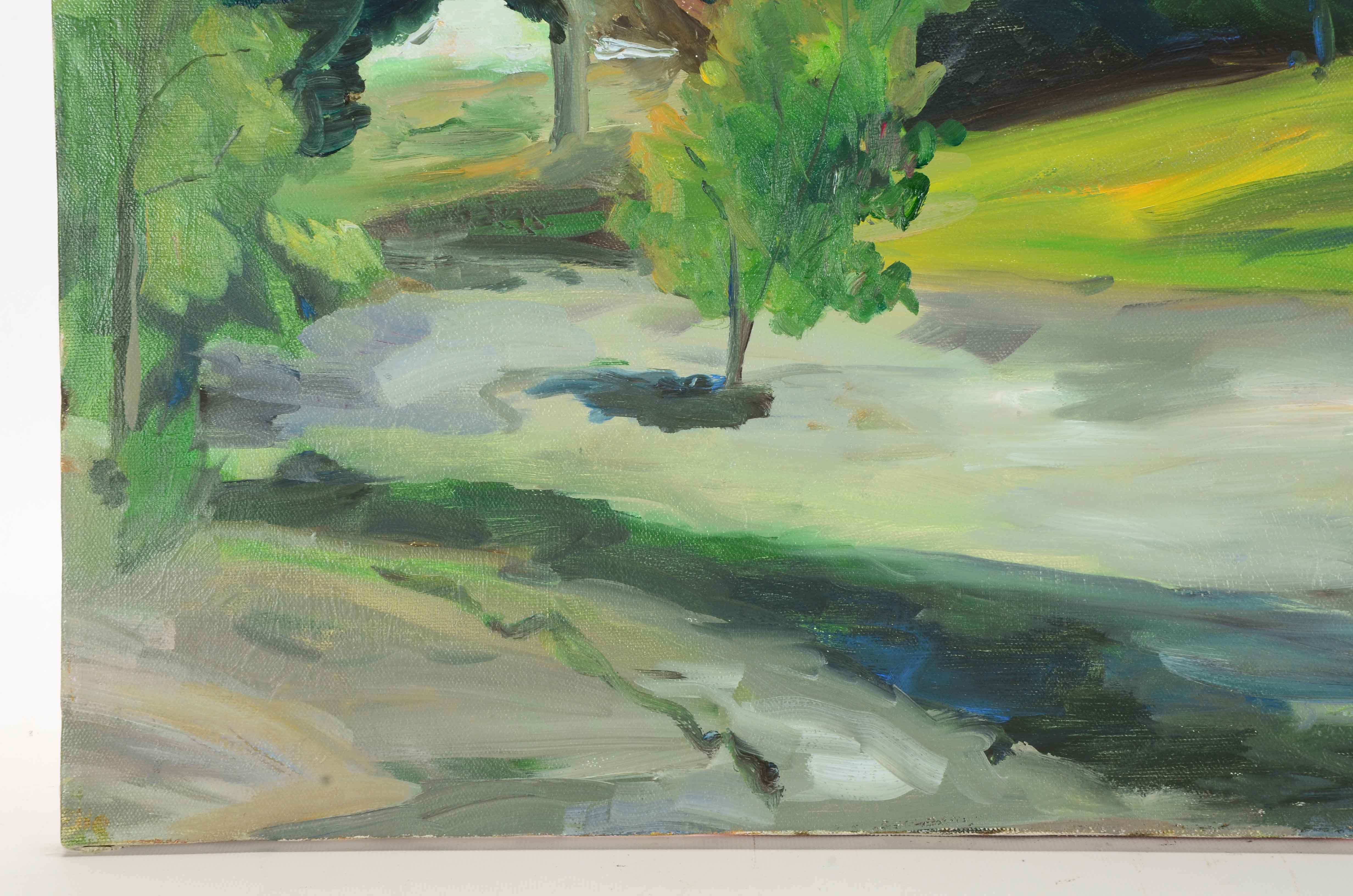 Original Oil Painting of a Landscape after William Wendt