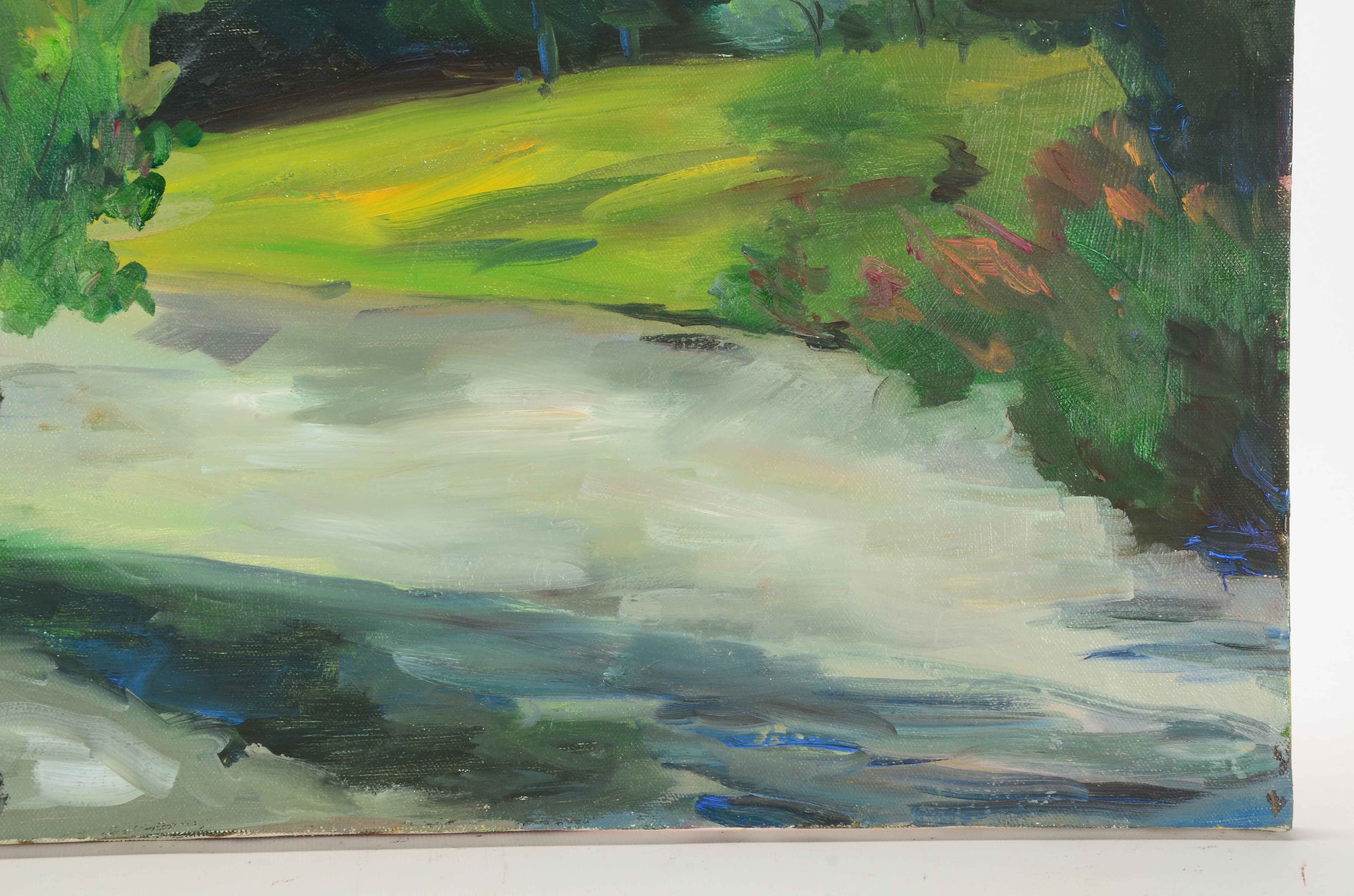 Original Oil Painting of a Landscape after William Wendt