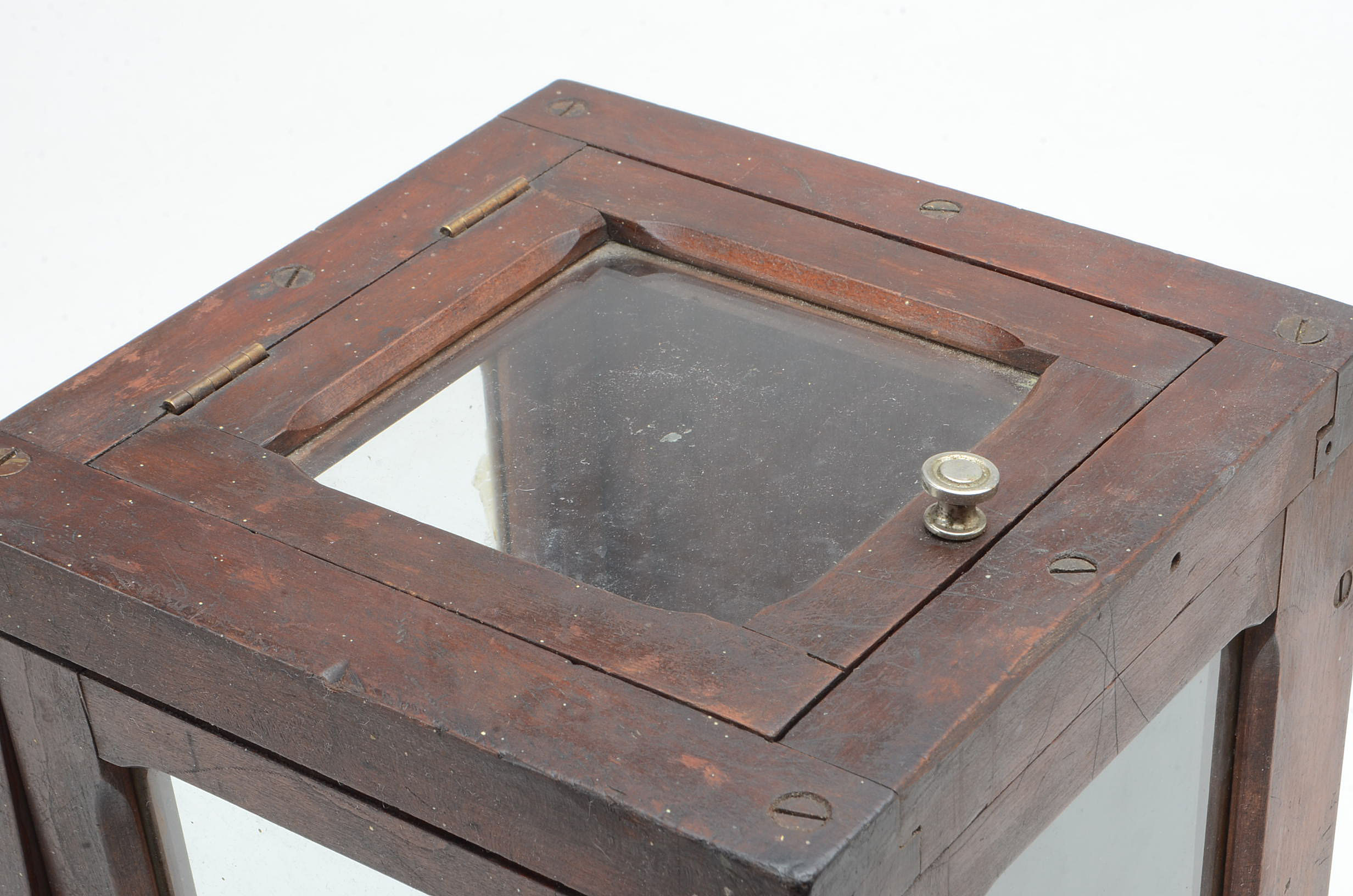 Wood and Glass Candle Cover