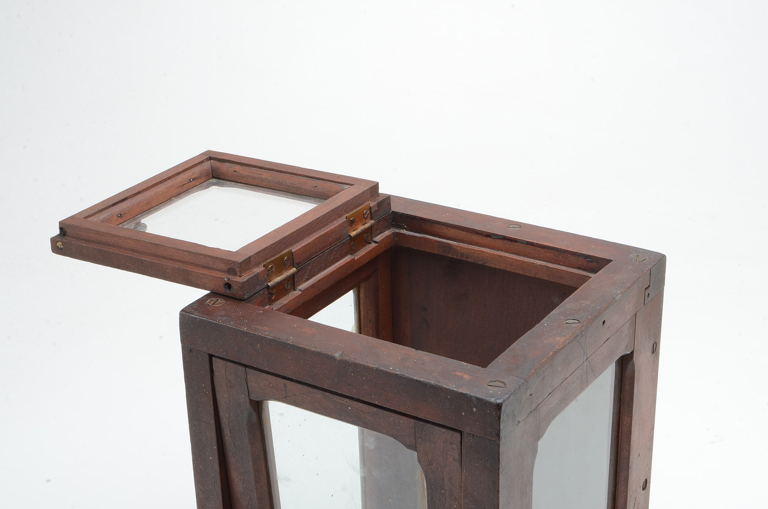 Wood and Glass Candle Cover