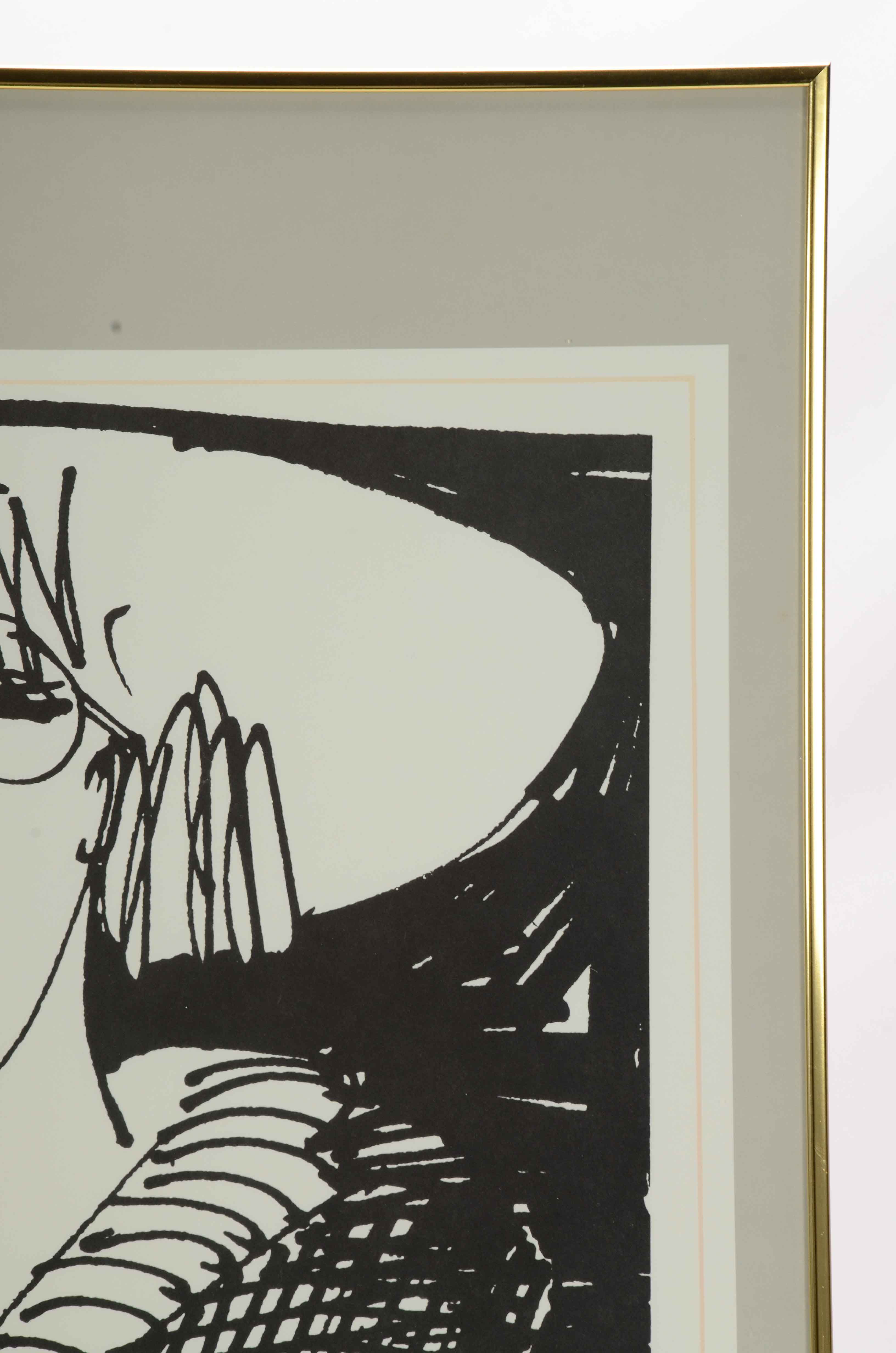 Emerson Quillin Offset Lithograph "Frankly My Dear - I'll Take Cincinnati"