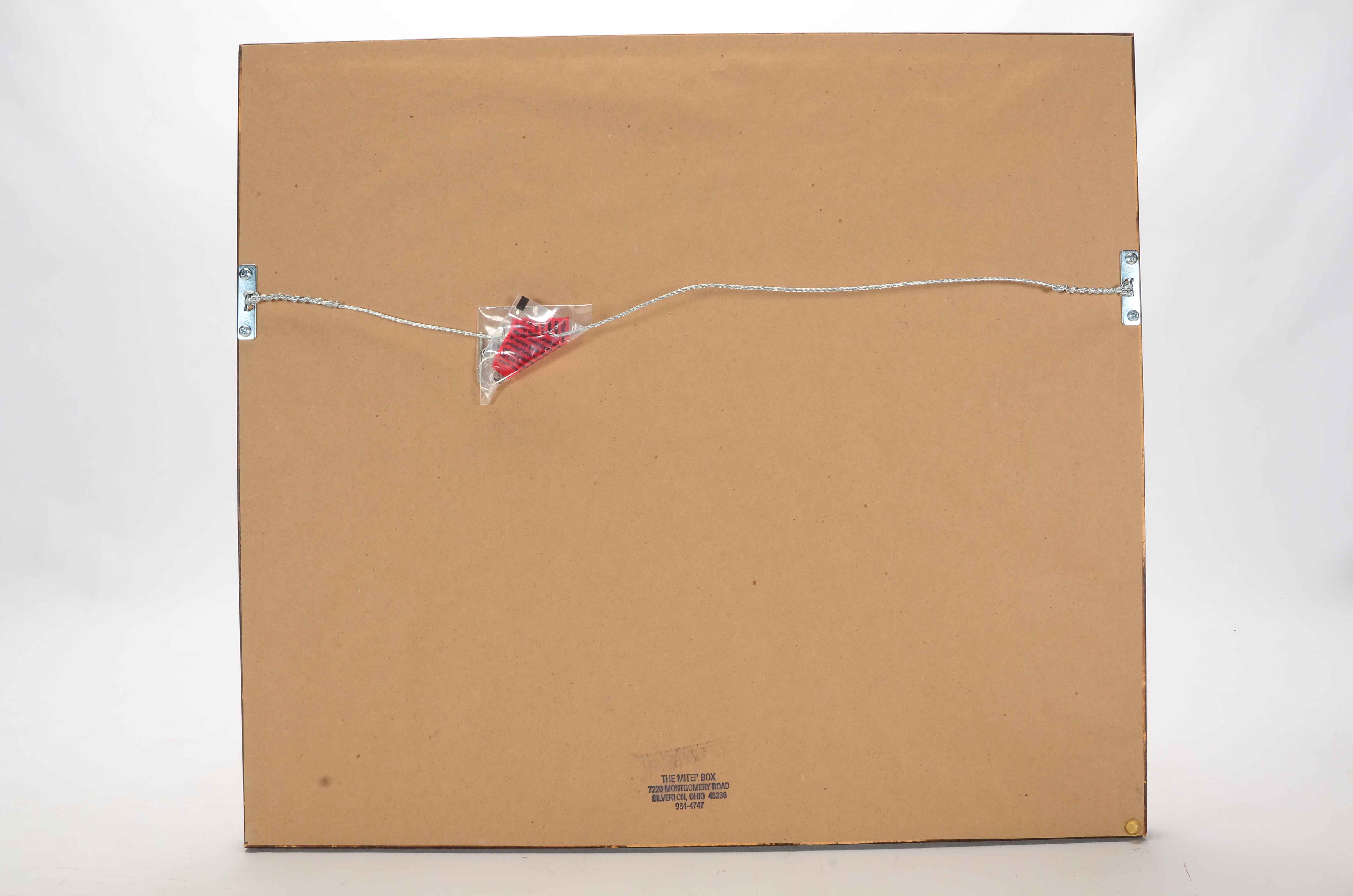 Floyd Berg Signed Offset Lithograph "Fountain Square"