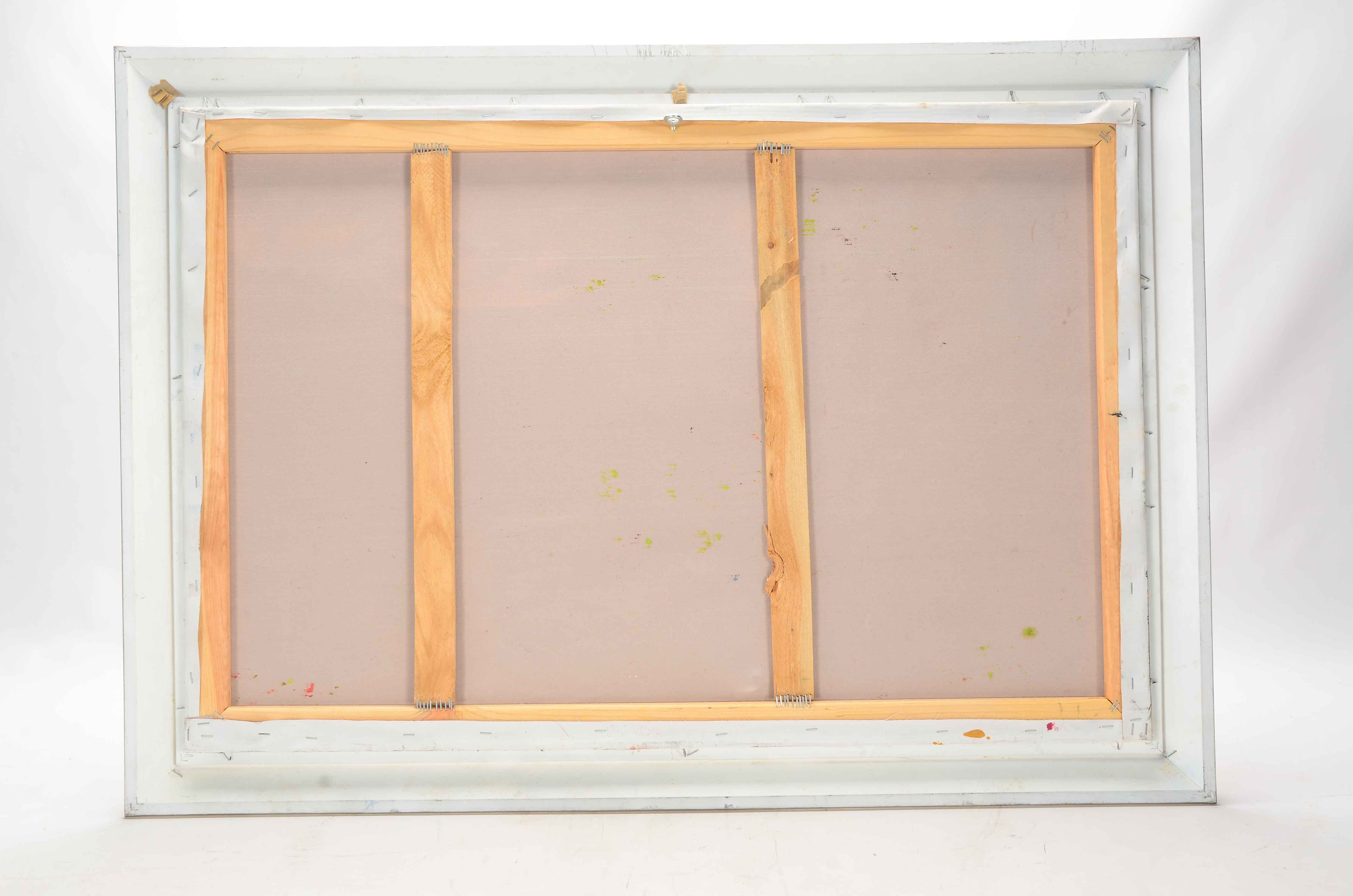 Mirrins Signed Oil Painting of a Mediterranean Landscape