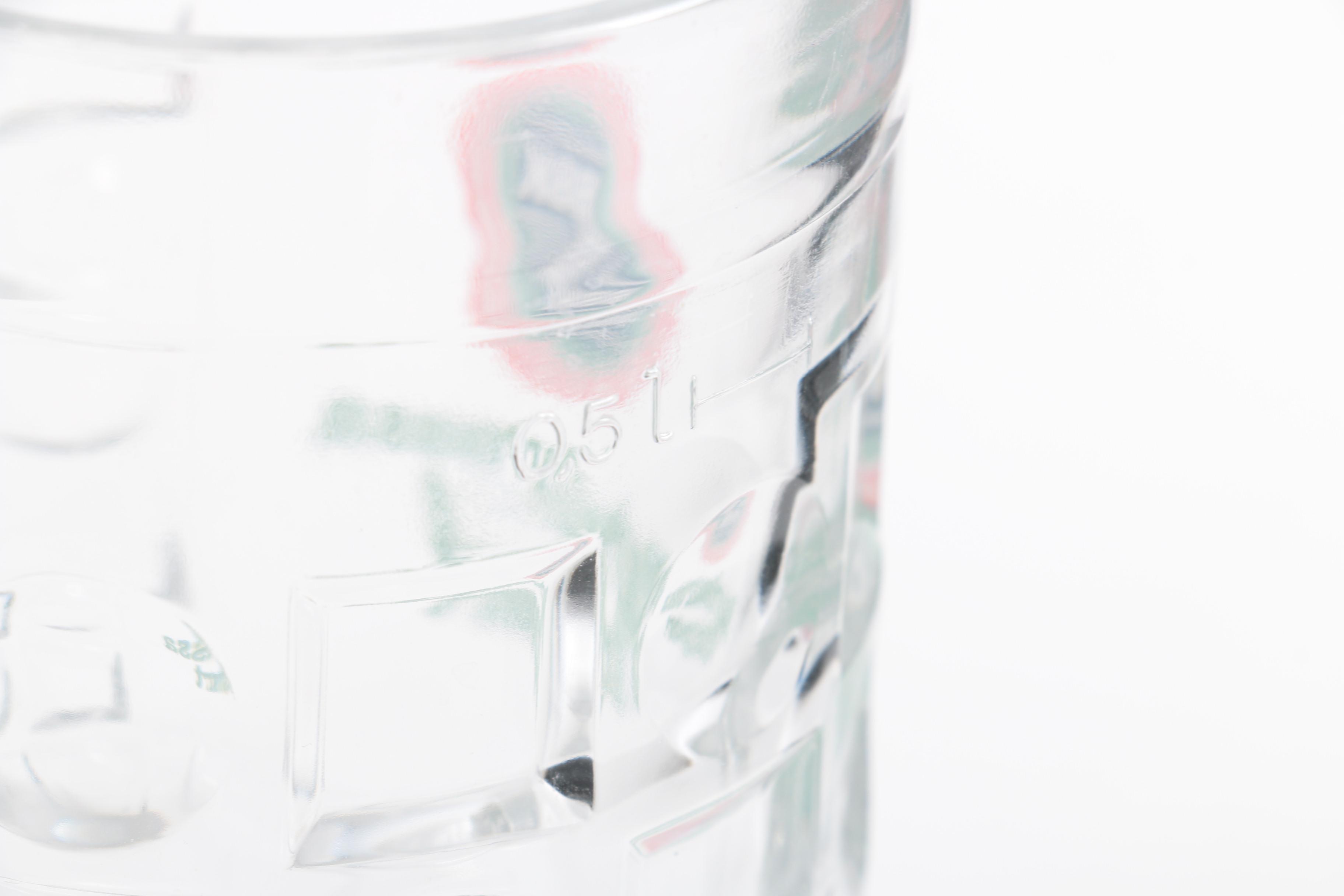 German Glass Beer Steins and other Barware