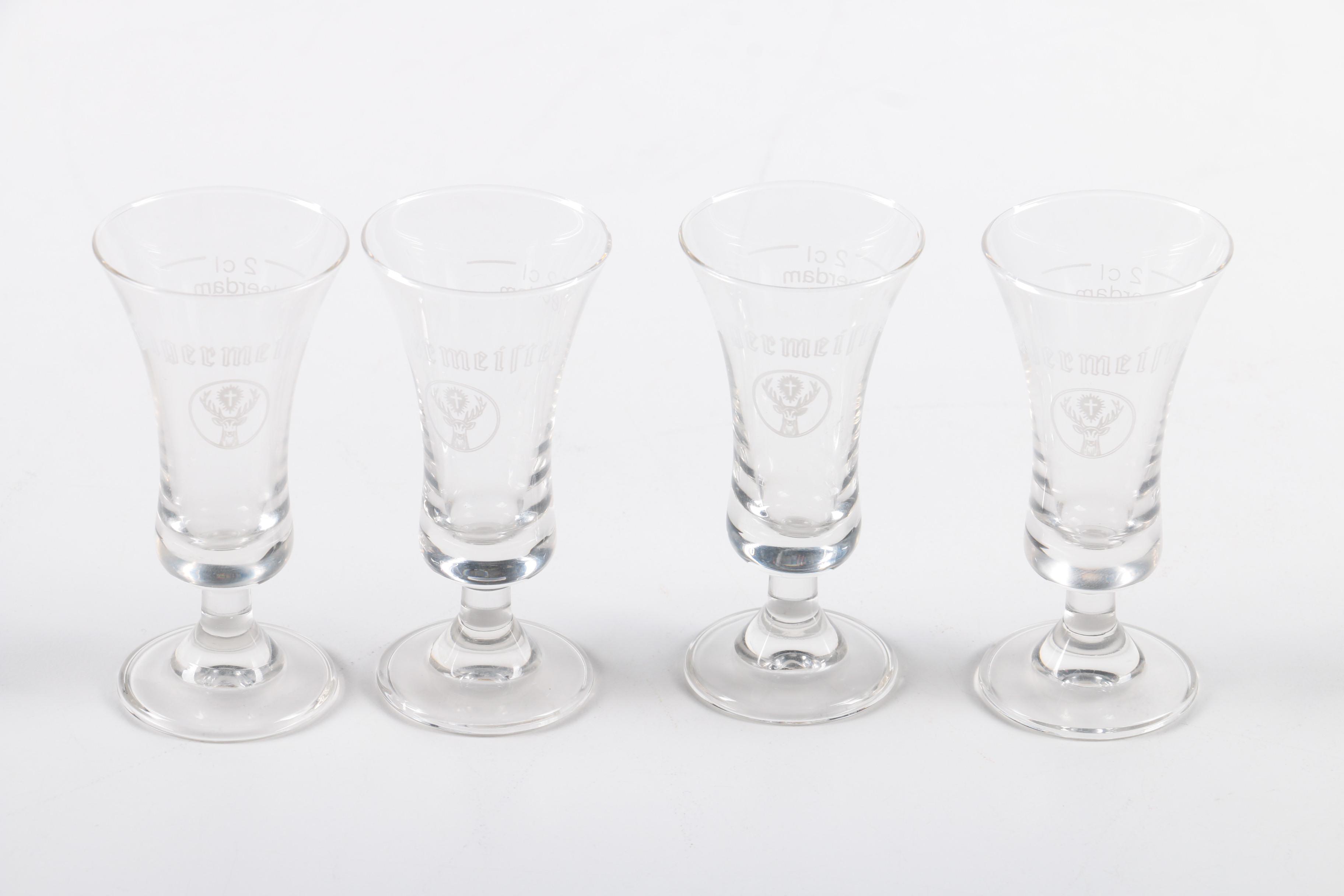 German Glass Beer Steins and other Barware