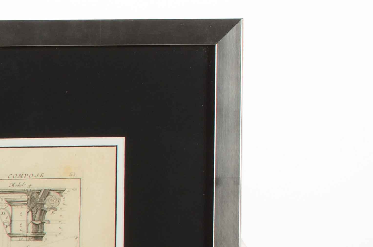 Antique Engraving of an Architectural Rendering