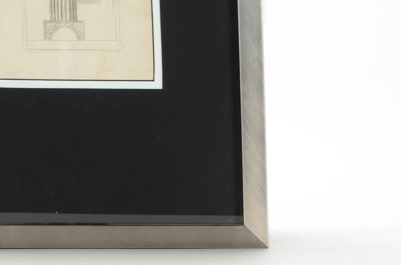 Antique Engraving of an Architectural Rendering