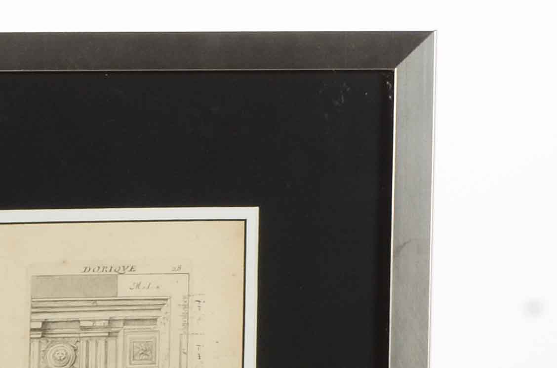 Antique Engraving of an Architectural Rendering