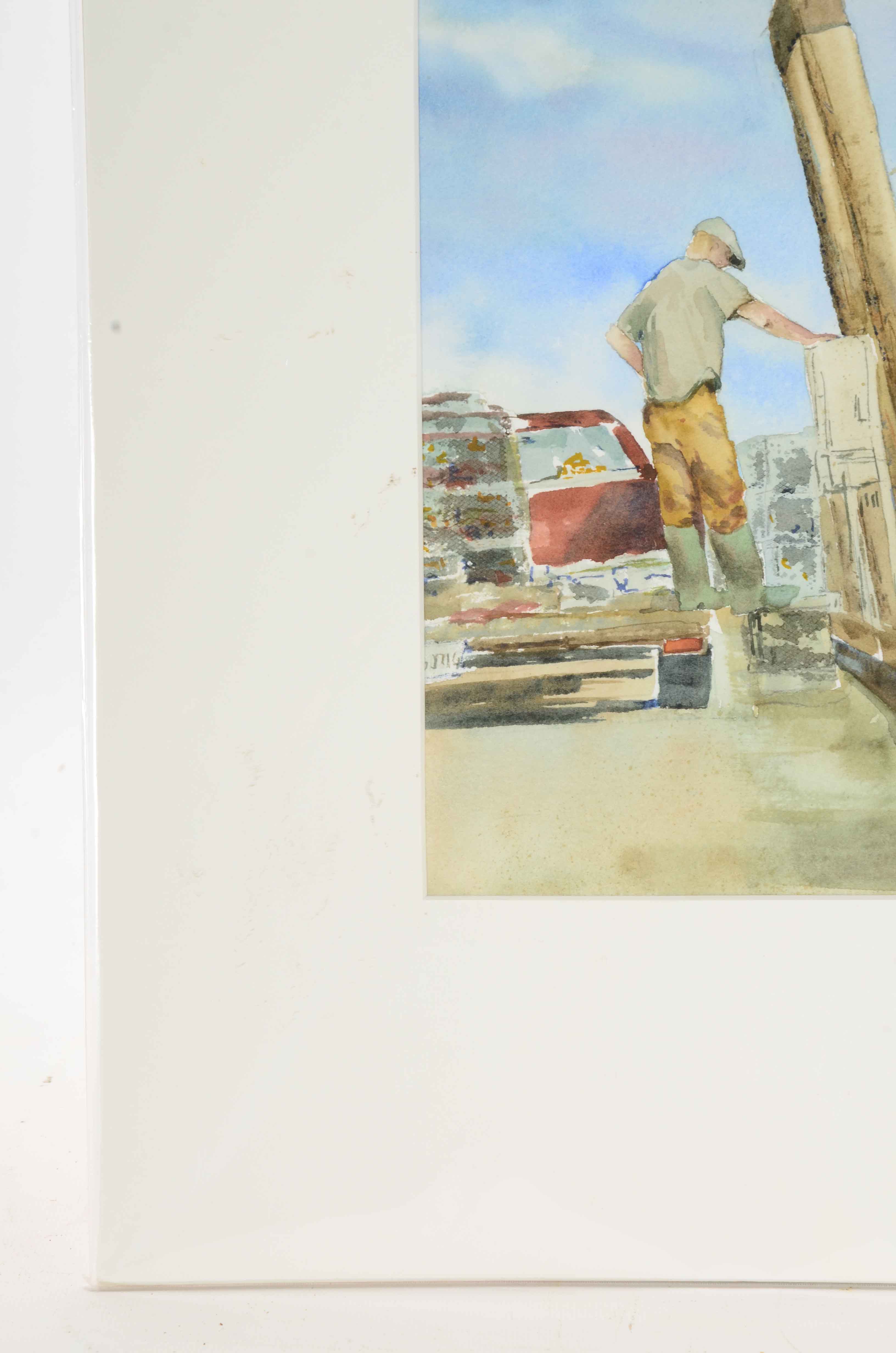 BJ Little Original Watercolor Painting "Late Start"