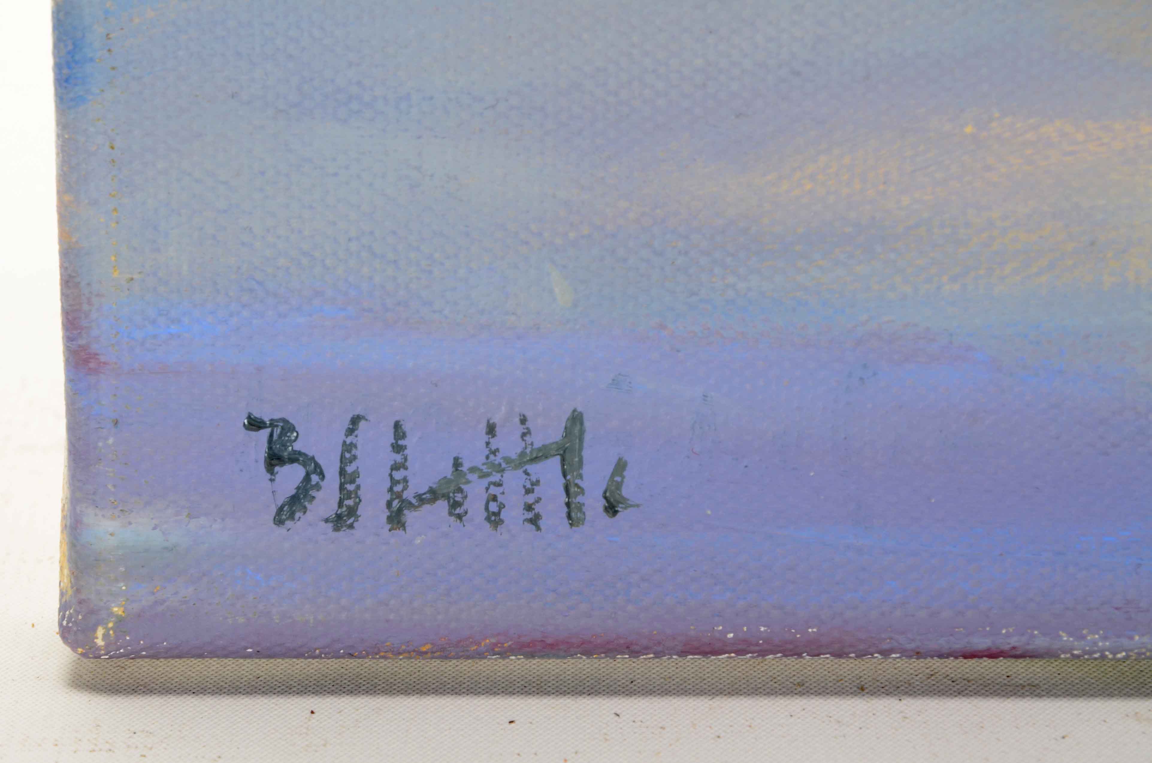 BJ Little Original Oil Painting on Canvas "On the Beach"