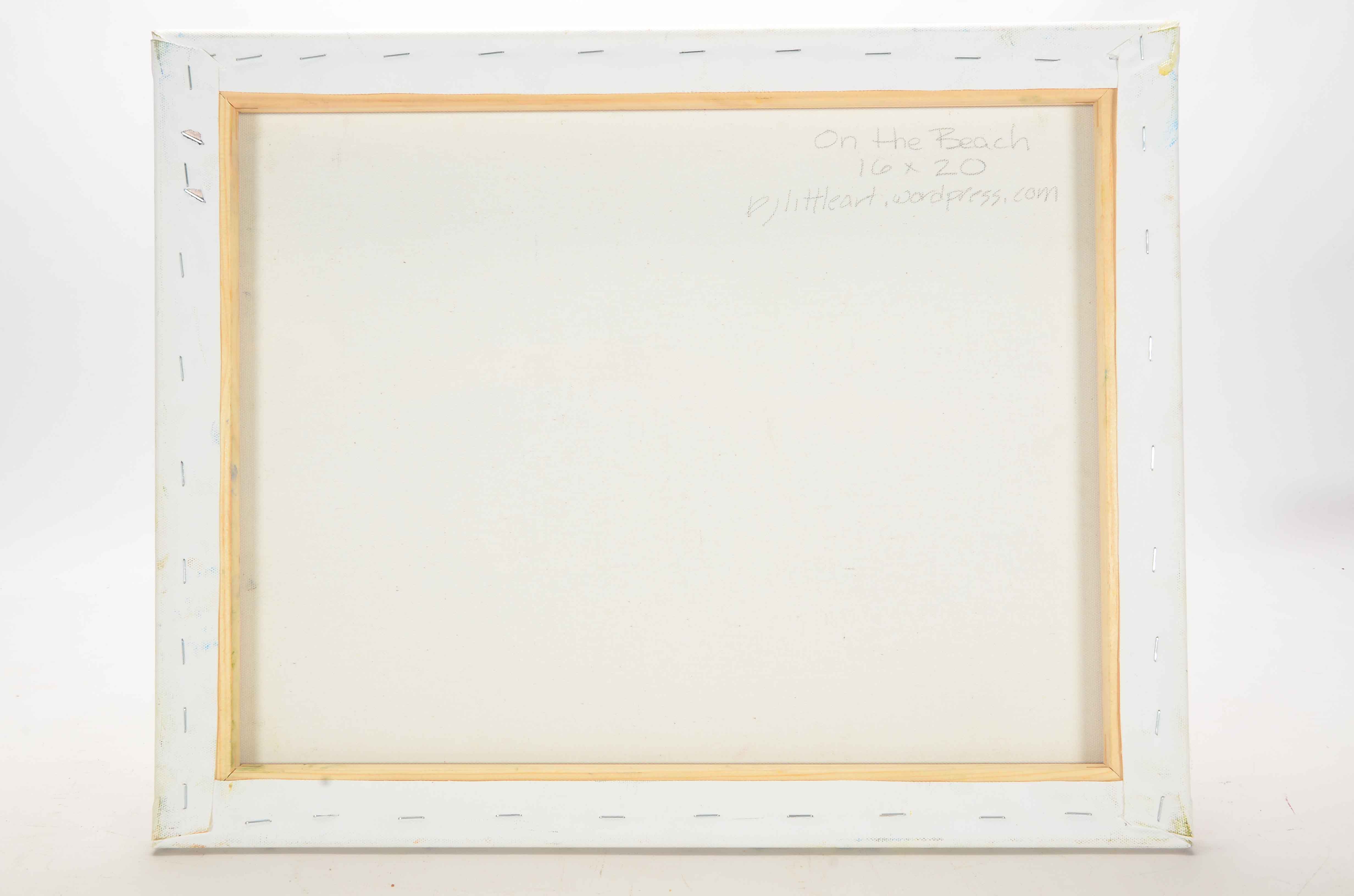 BJ Little Original Oil Painting on Canvas "On the Beach"