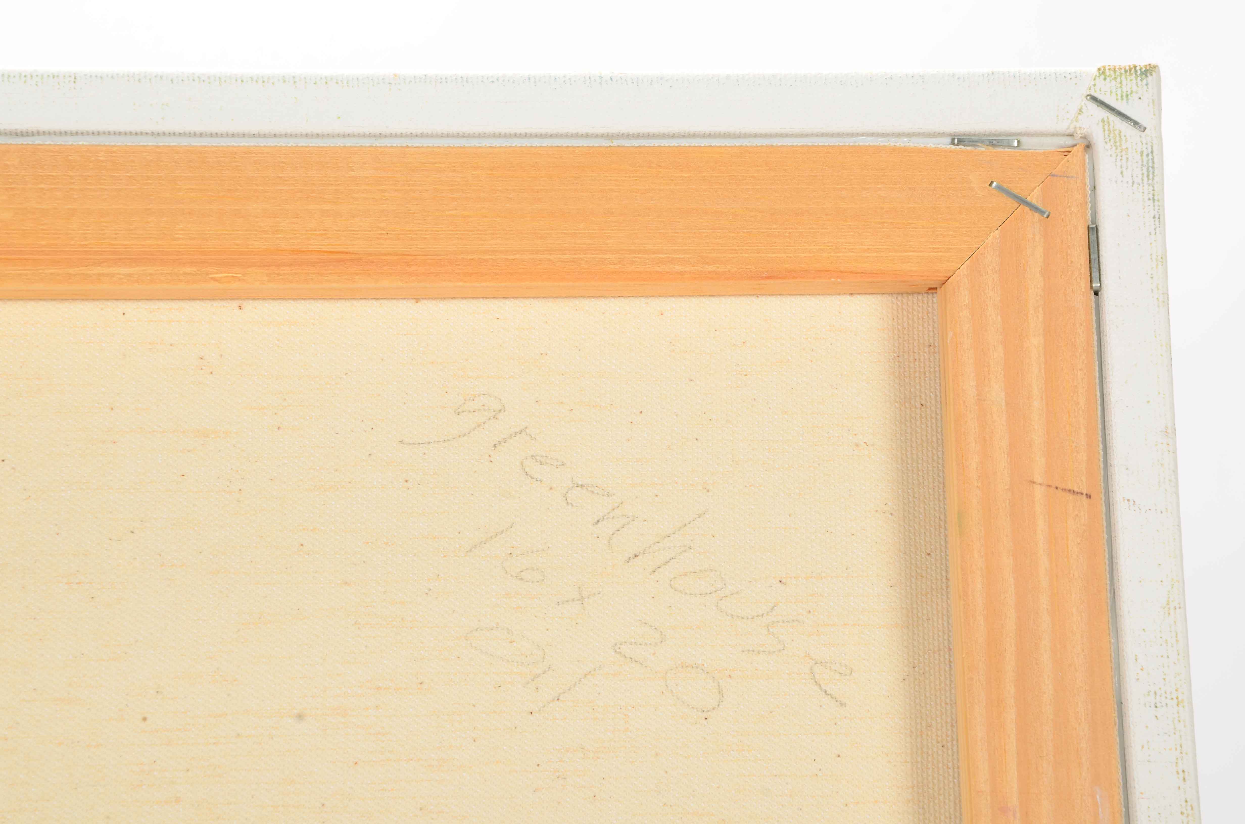 BJ Little Original Oil Painting on Canvas "Greenhouse"