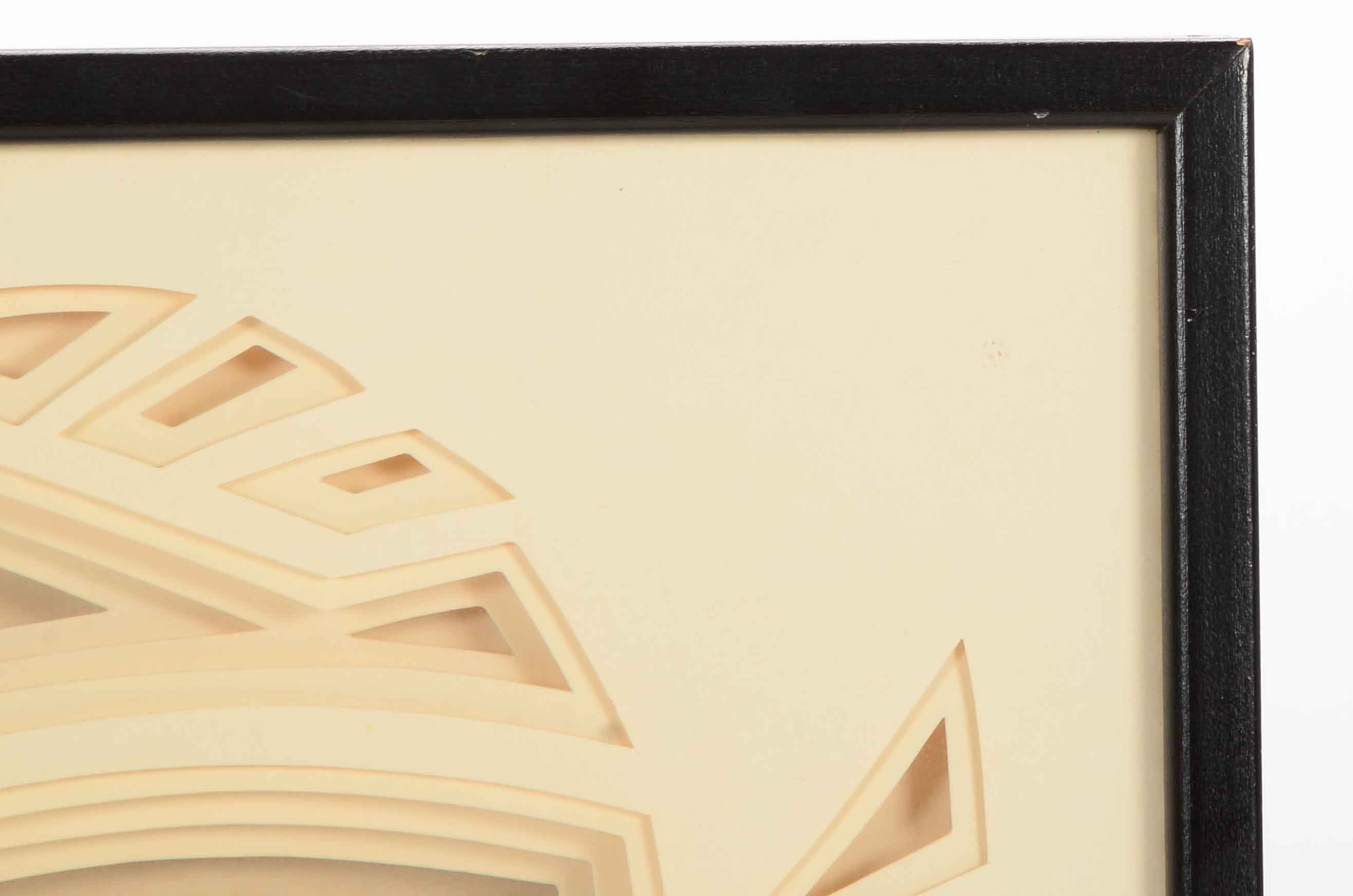 Jack Eisner Vintage Three-Dimensional Paper Cut