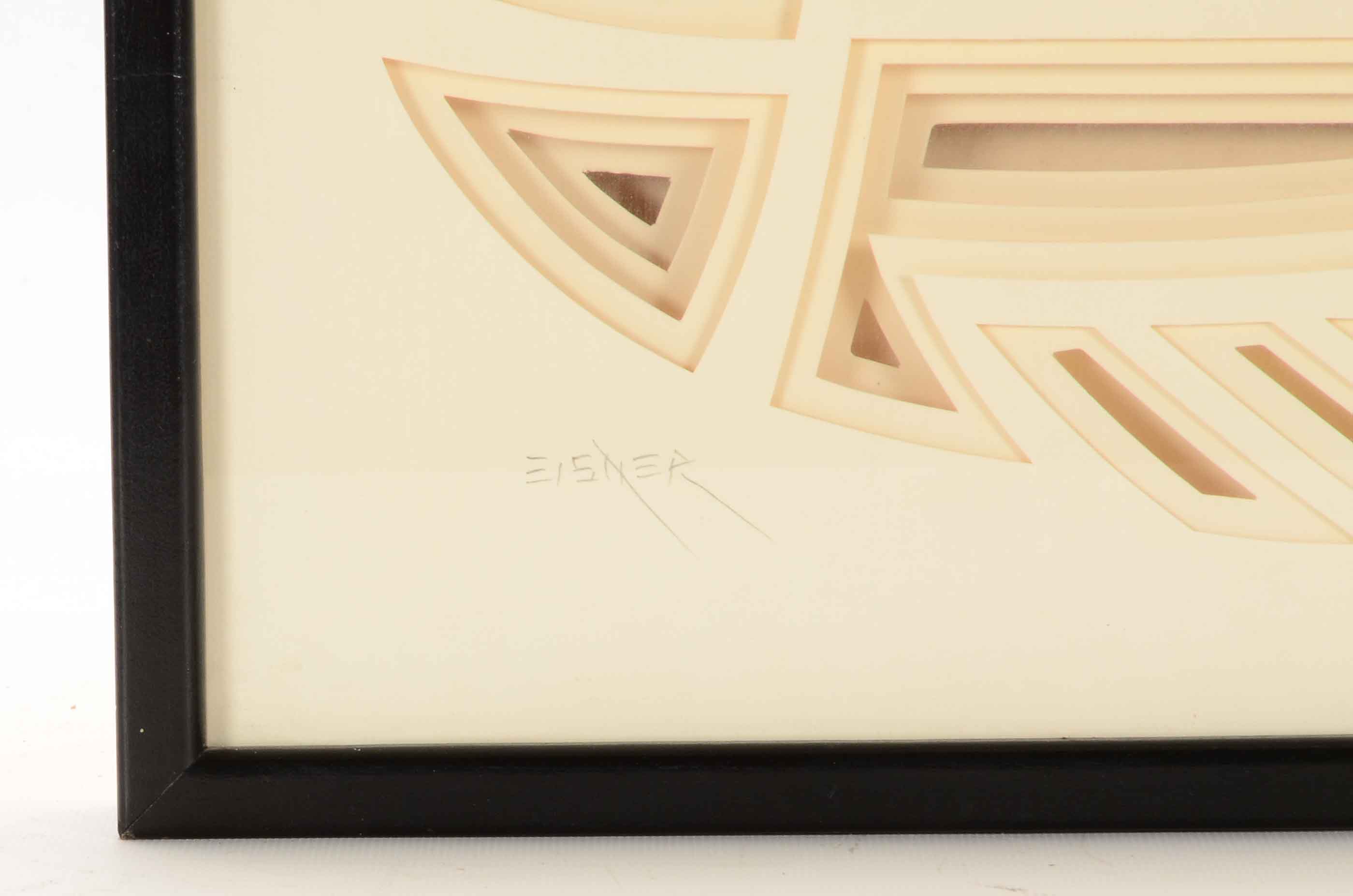 Jack Eisner Vintage Three-Dimensional Paper Cut