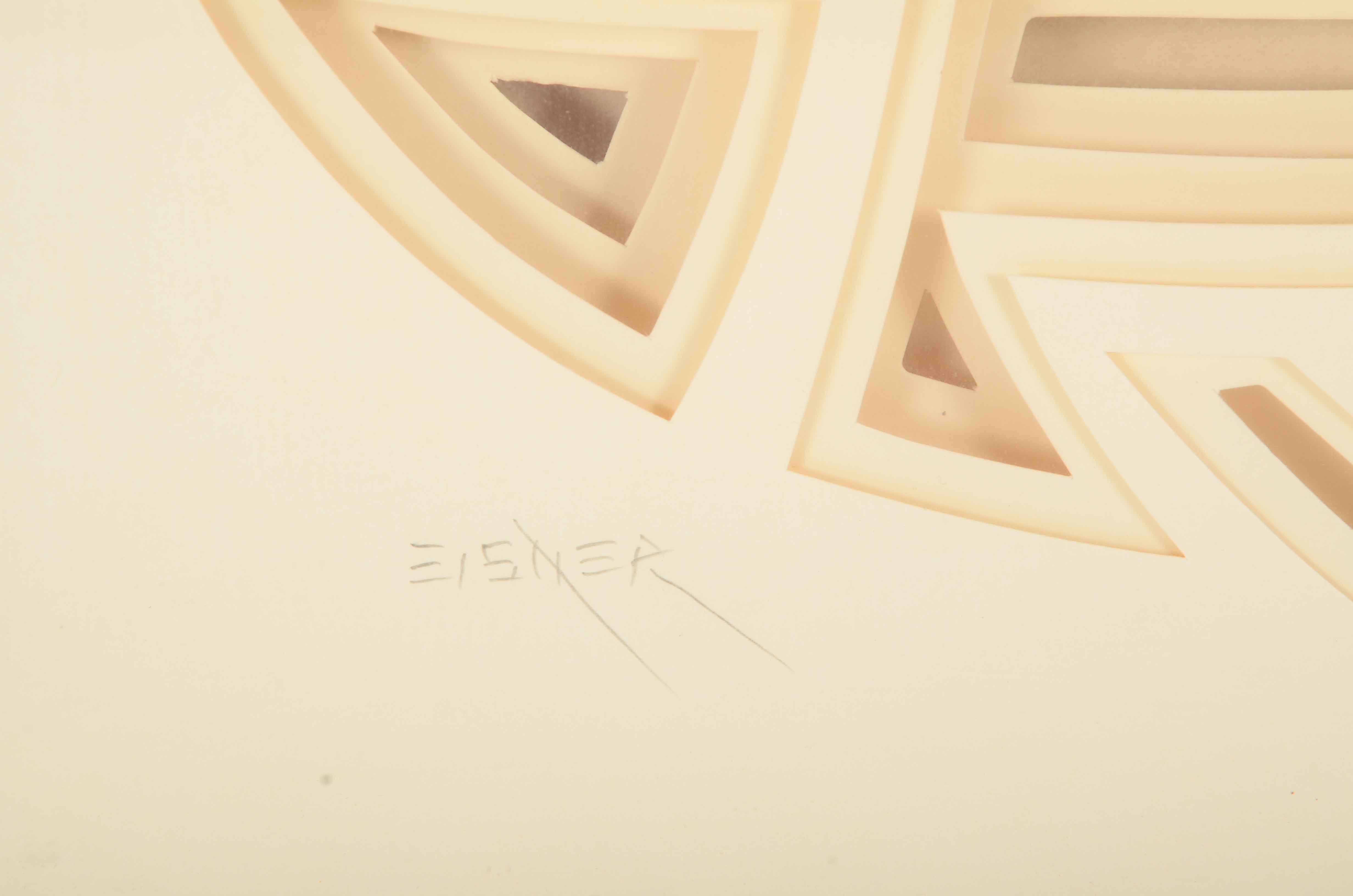 Jack Eisner Vintage Three-Dimensional Paper Cut