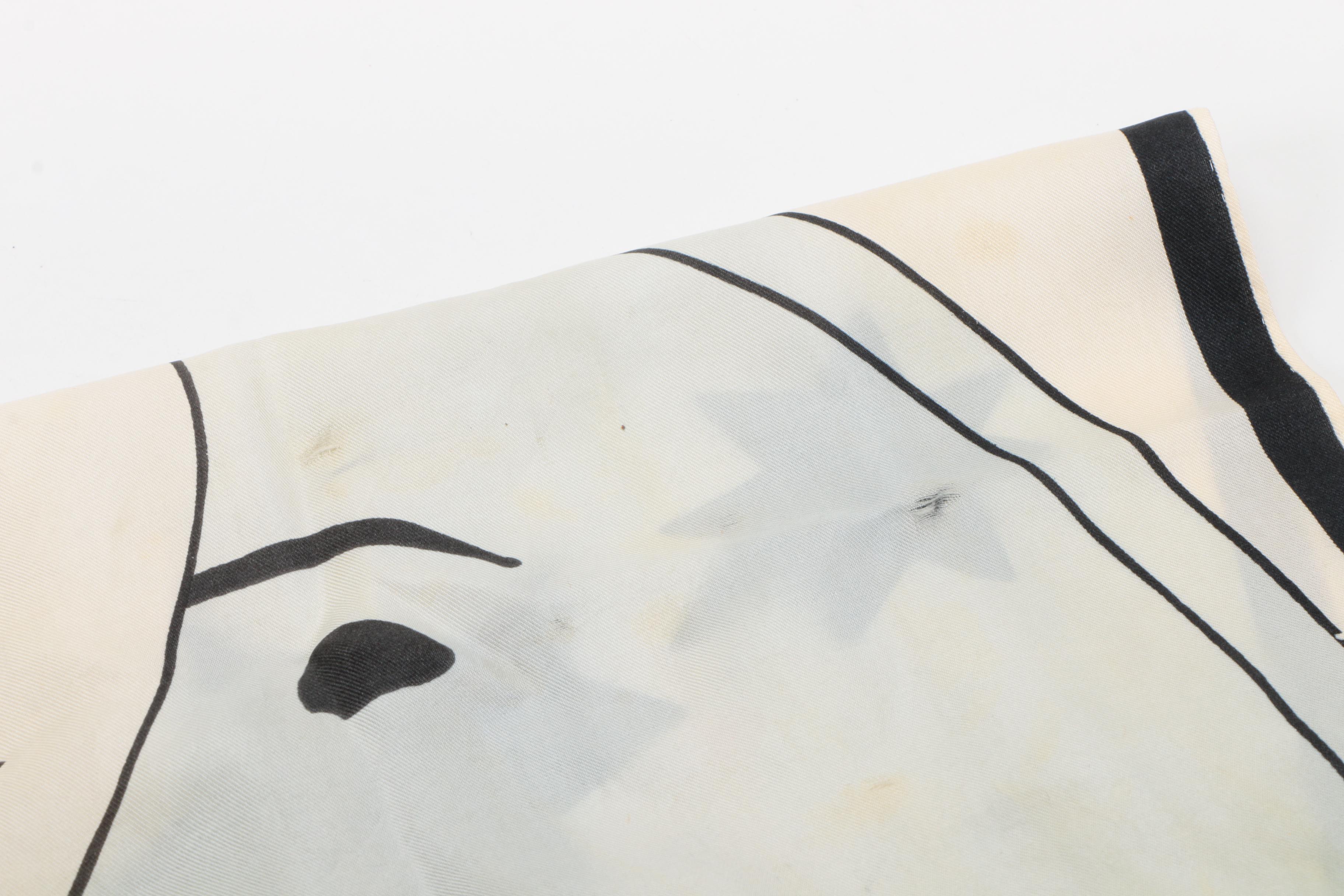 Rudi Gernreich Sun and Moon Silk Scarf