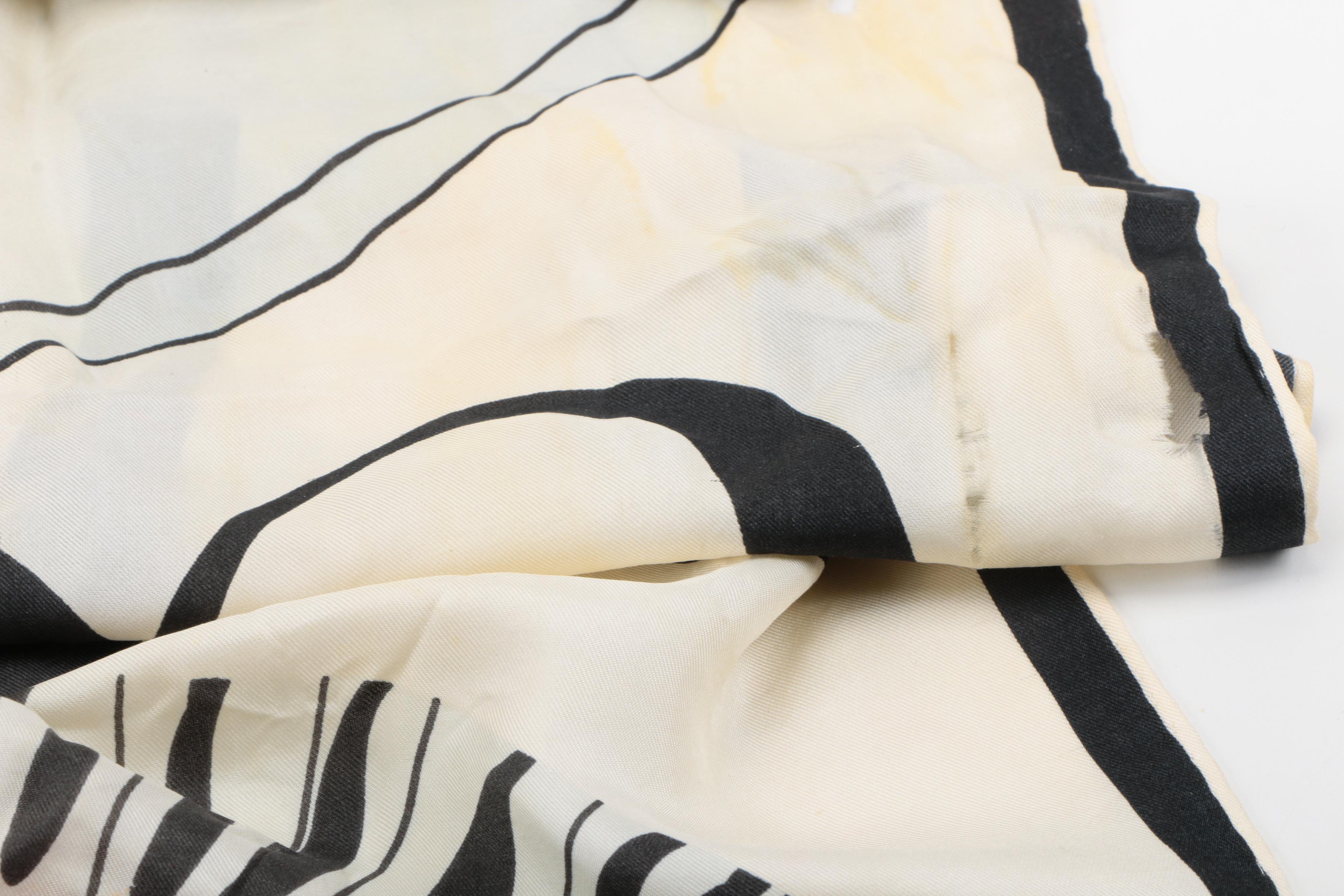 Rudi Gernreich Sun and Moon Silk Scarf