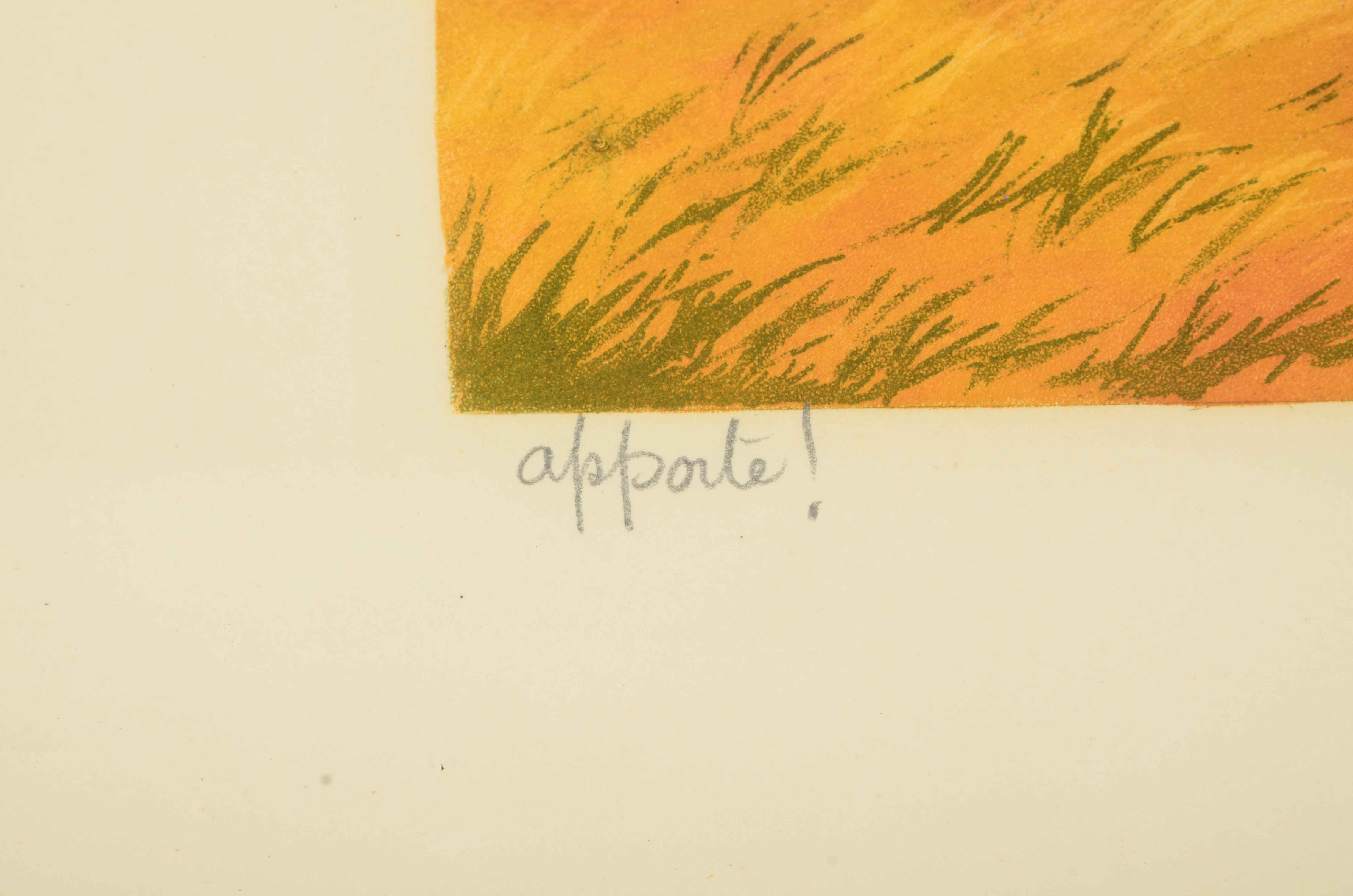 Boris O'Klein Etching with Aquatint "Apporté"