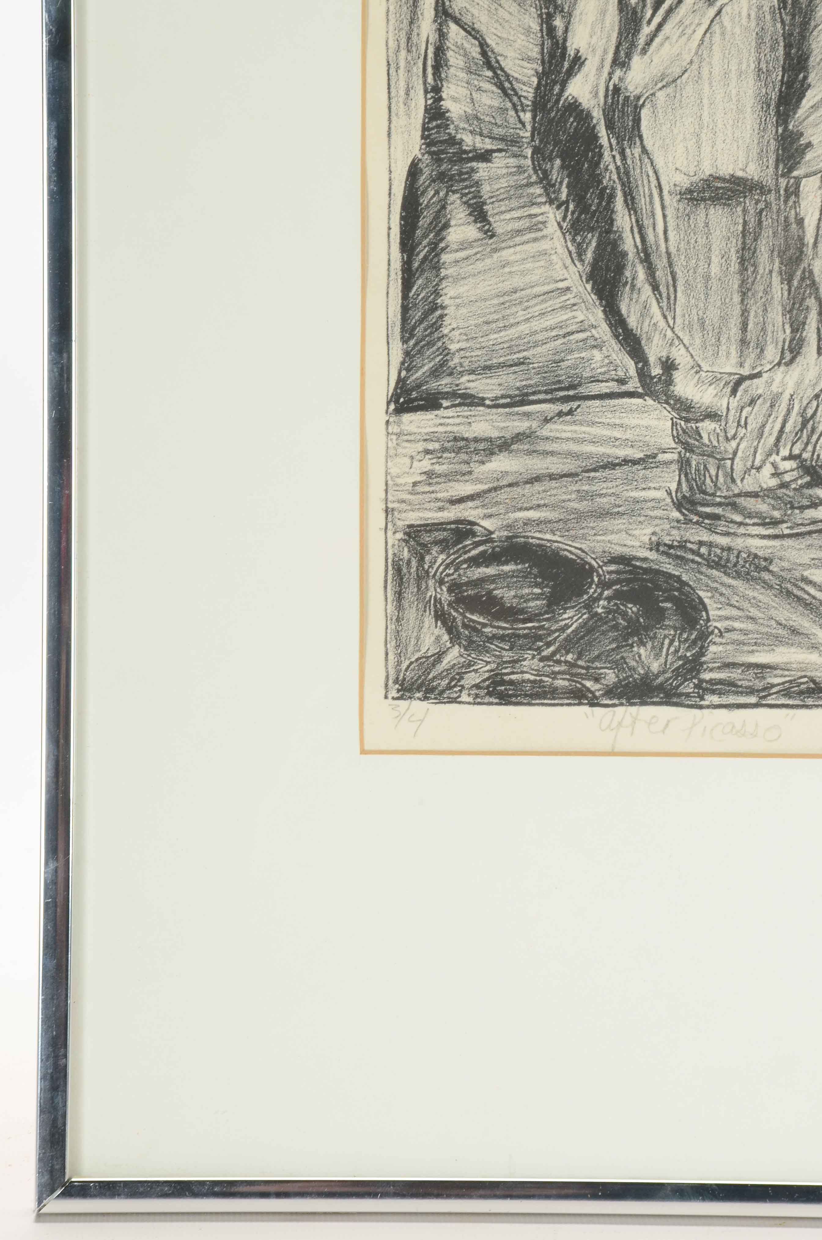 Rose Backer Limited Edition Lithograph "After Picasso"