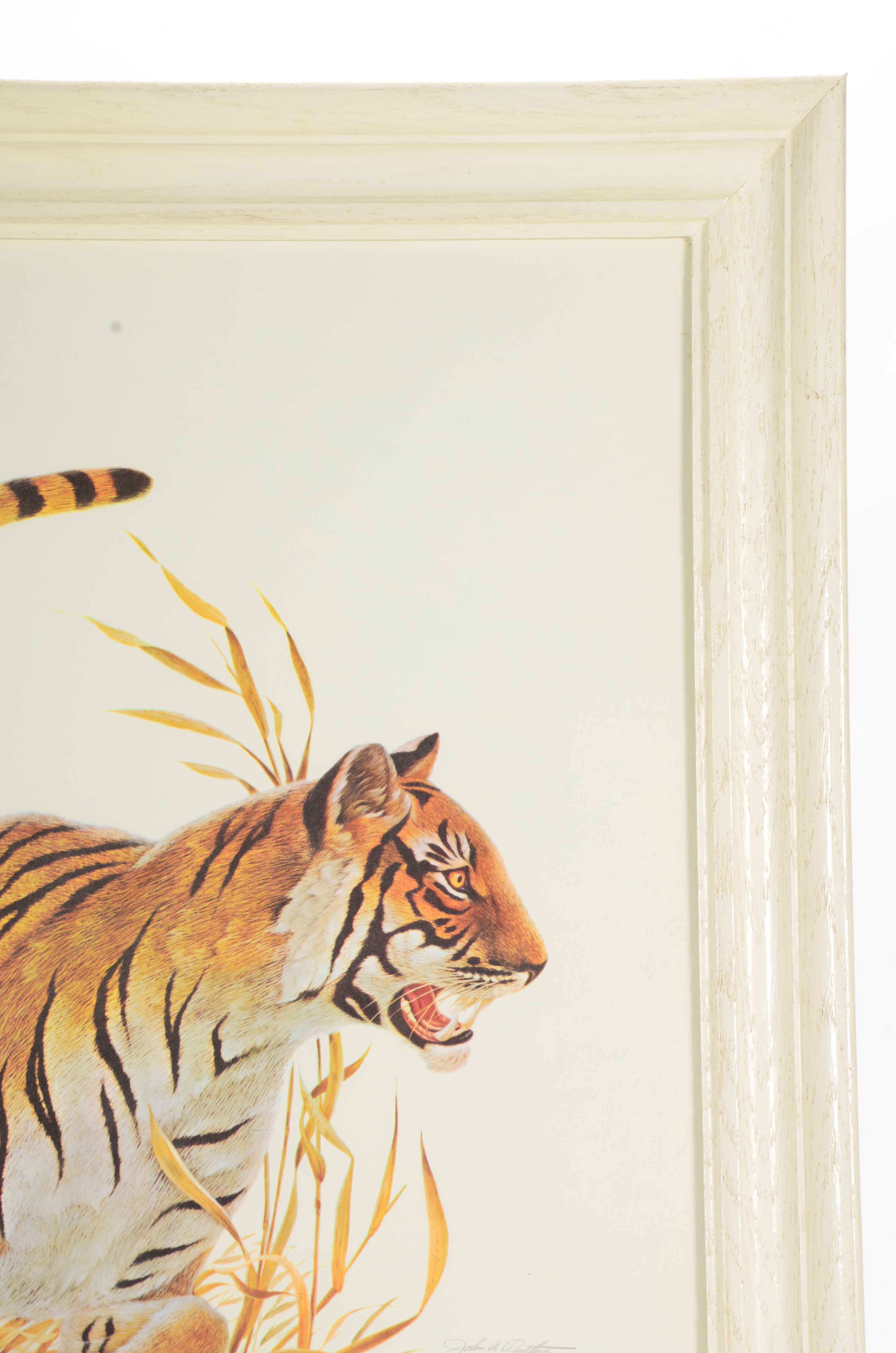 Offset Lithograph on Paper after John Ruthven "Bengal Tiger"