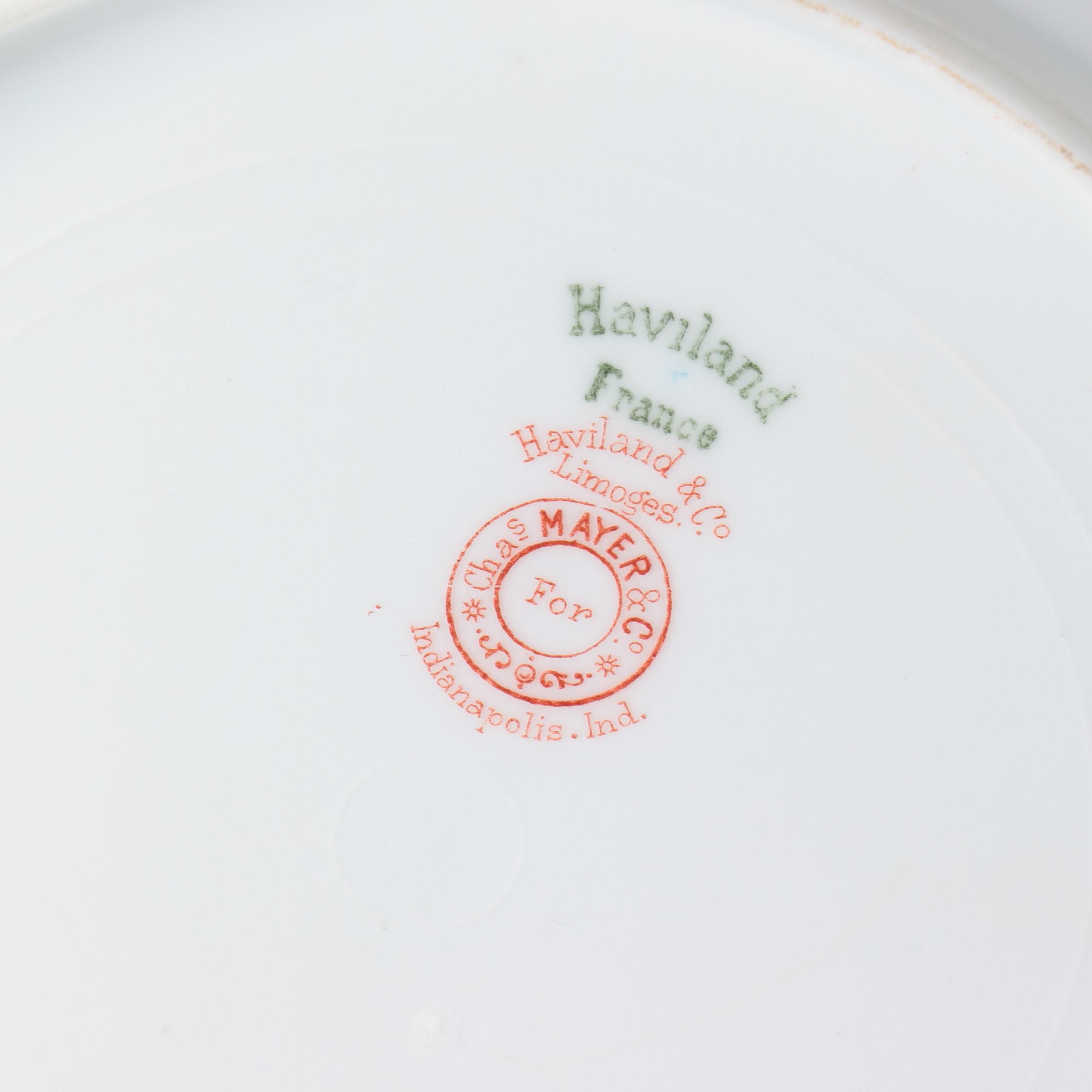 Assorted Porcelain Plates Including Haviland