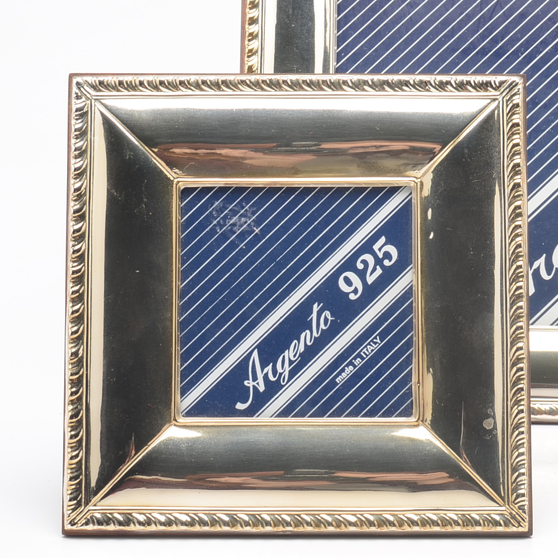 Group of Three Italian Sterling Photograph Frames